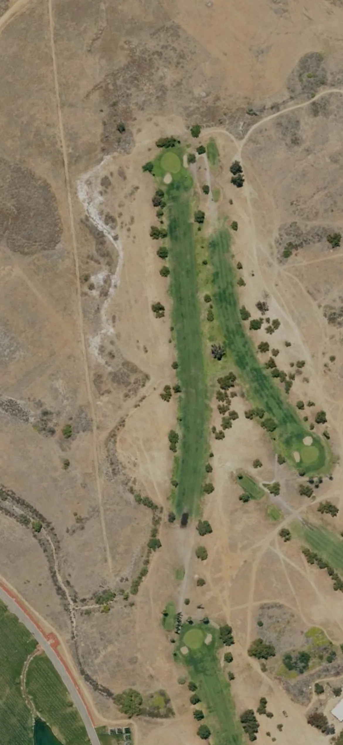 General Old Golf Course hole 5 aerial preview, par 5, 548 yards