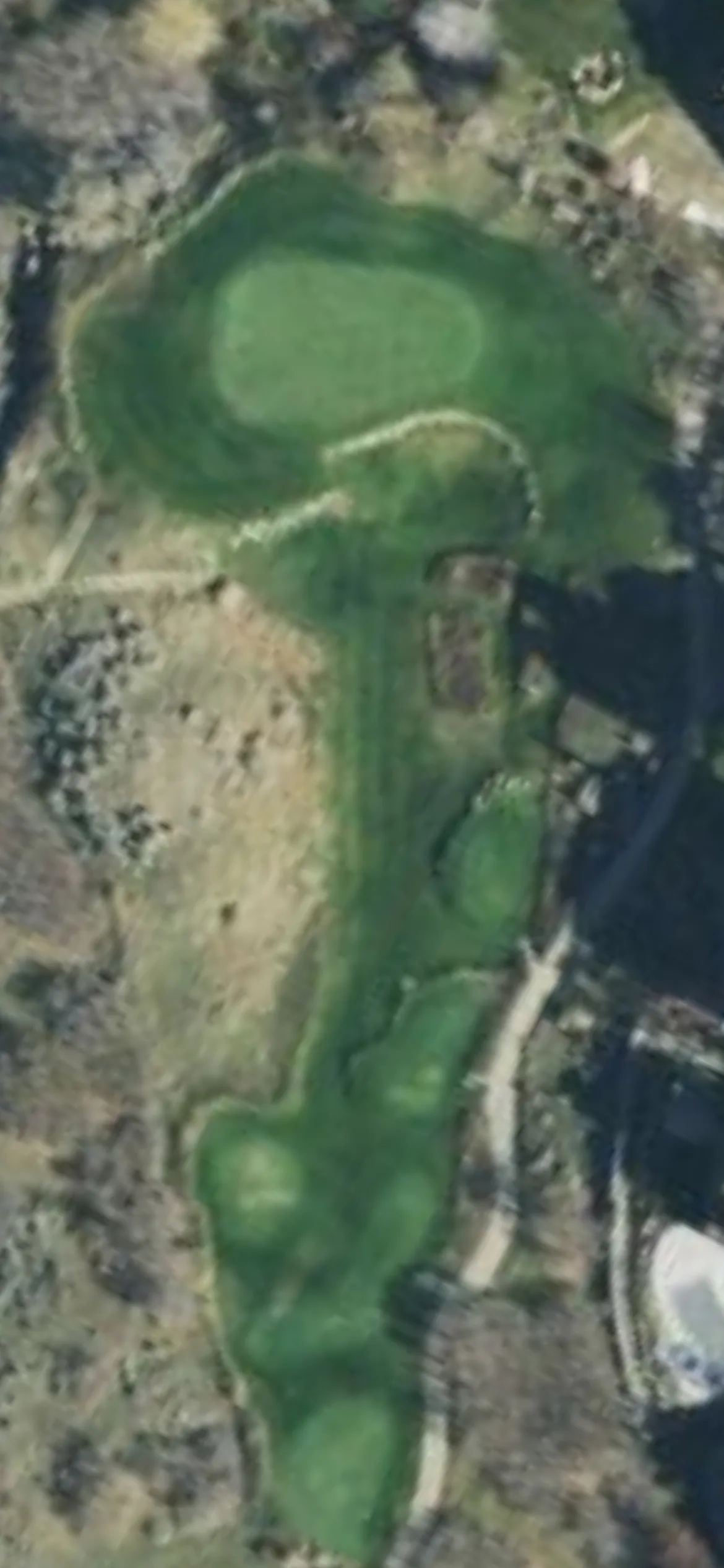 South Mountain GC hole 16 aerial preview, par 3, 143 yards