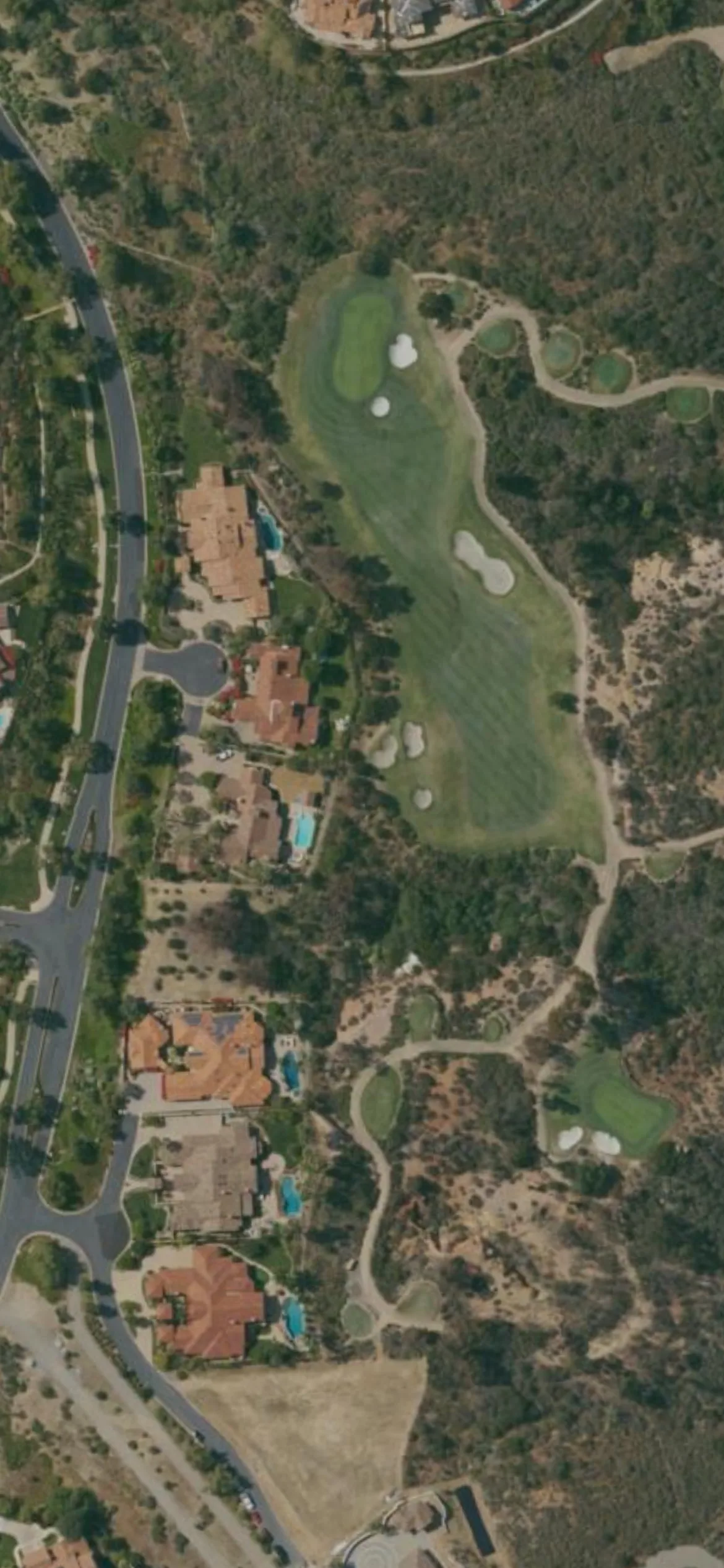 The Crosby Club hole 12 aerial preview, par 4, 400 yards