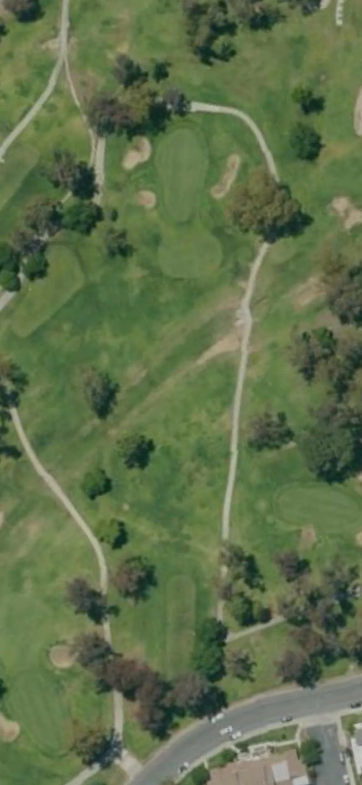 Vista Valencia Golf Club - Vista hole 2 aerial preview, par 4, 221 yards