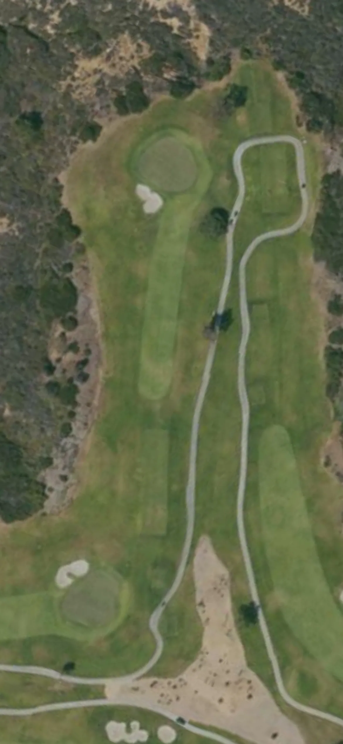 Torrey Pines Municipal Golf Course - North hole 3 aerial preview, par 3, 241 yards