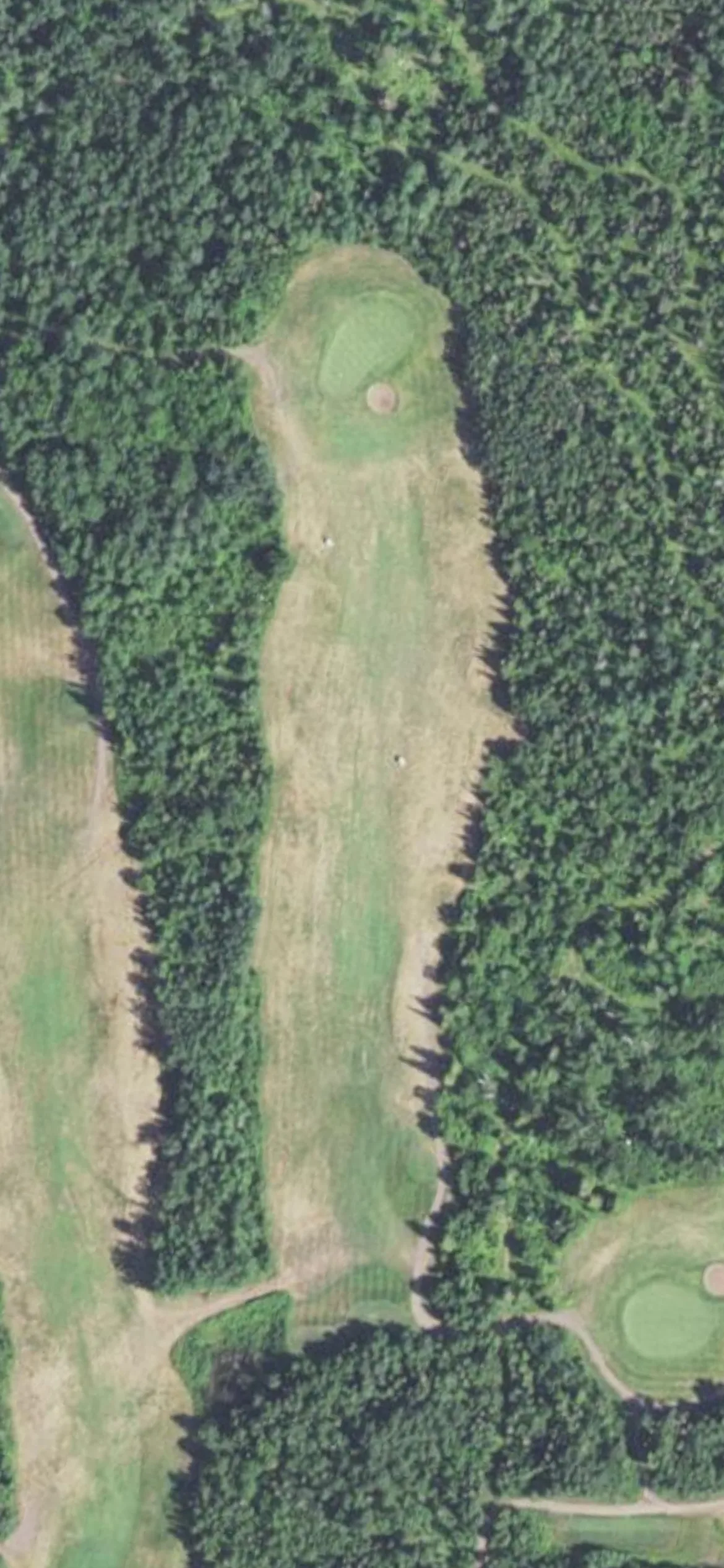 Two Harbors - Lakeview National Golf Course hole 5 aerial preview, par 4, 338 yards