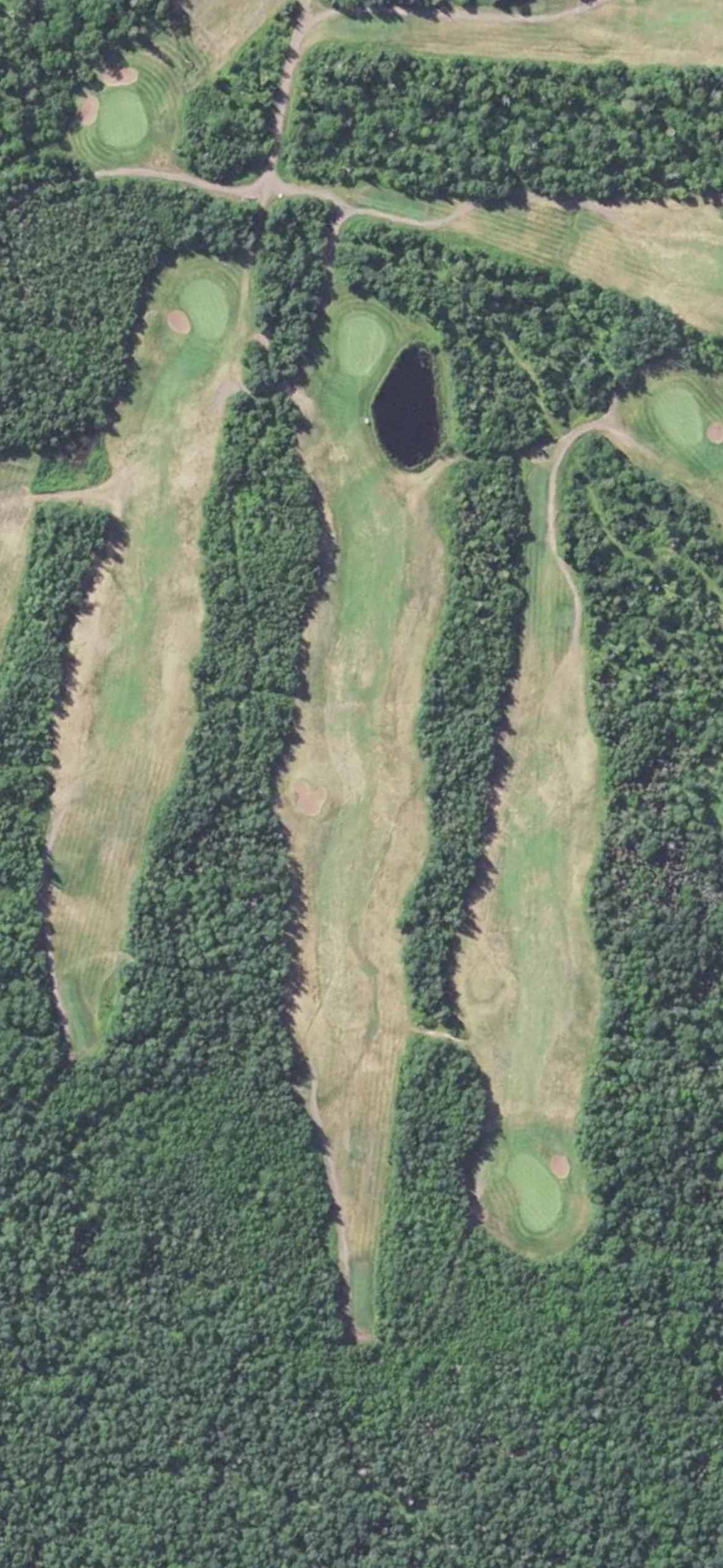 Two Harbors - Lakeview National Golf Course hole 14 aerial preview, par 5, 546 yards
