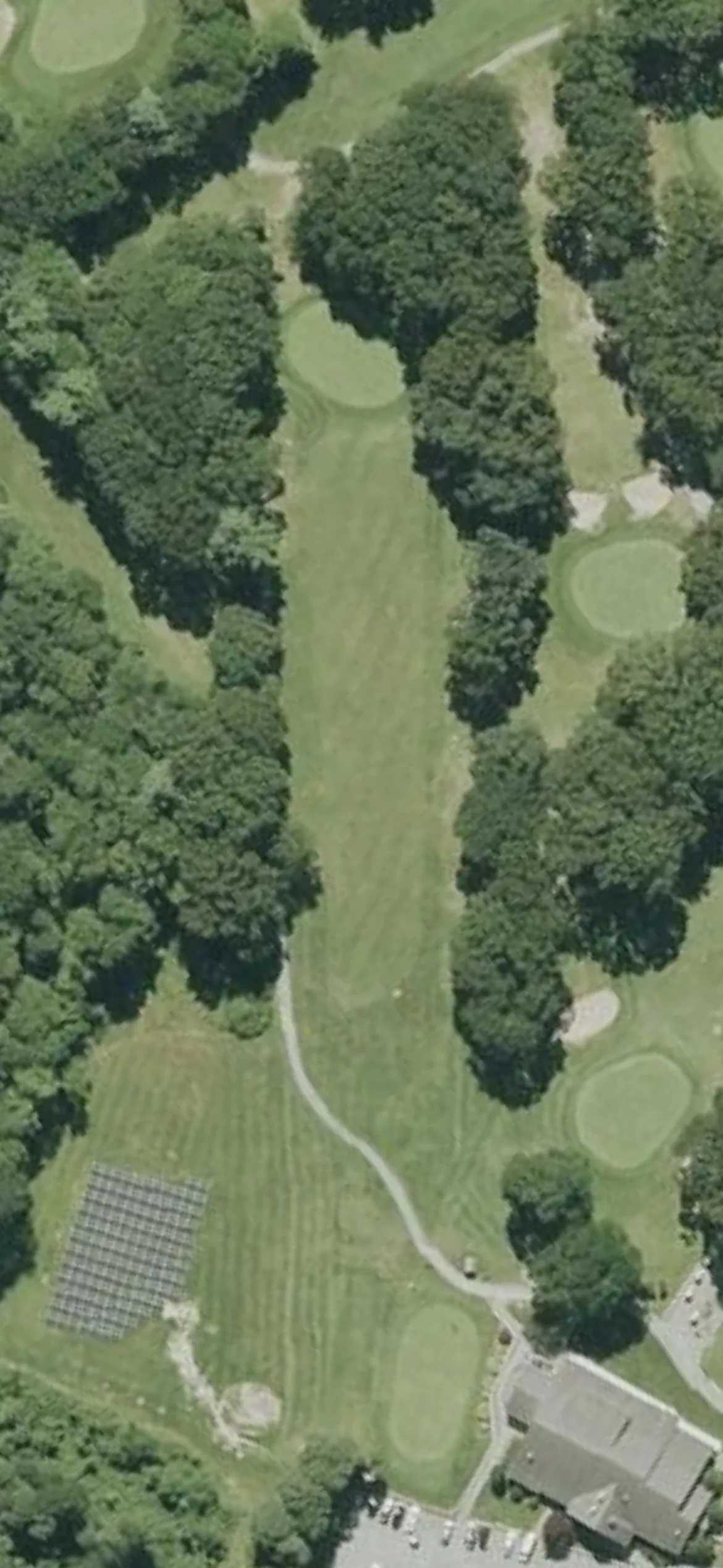 Rockland Golf Course hole 10 aerial preview, par 3, 235 yards