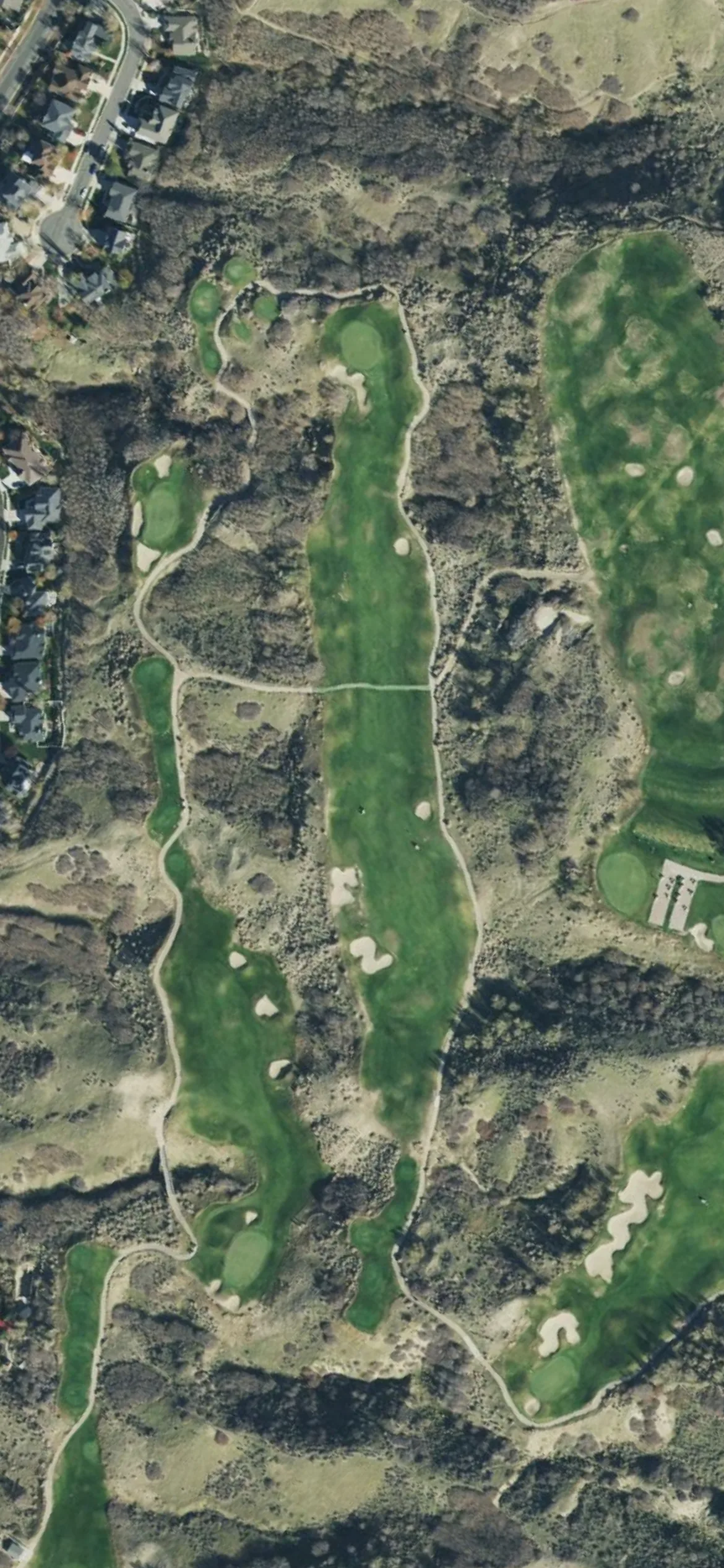 South Mountain GC hole 2 aerial preview, par 5, 561 yards