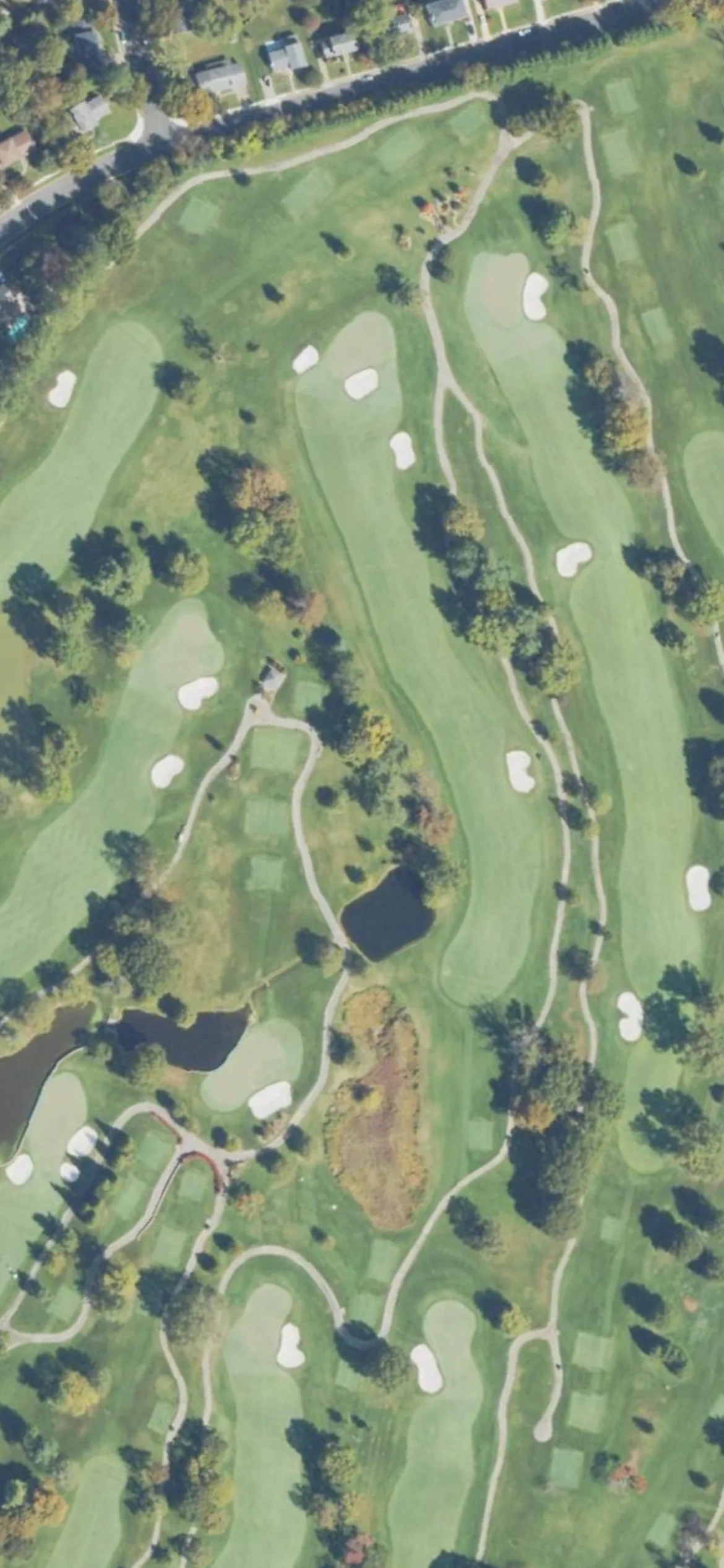 Westwood Country Club hole 11 aerial preview, par 5, 521 yards