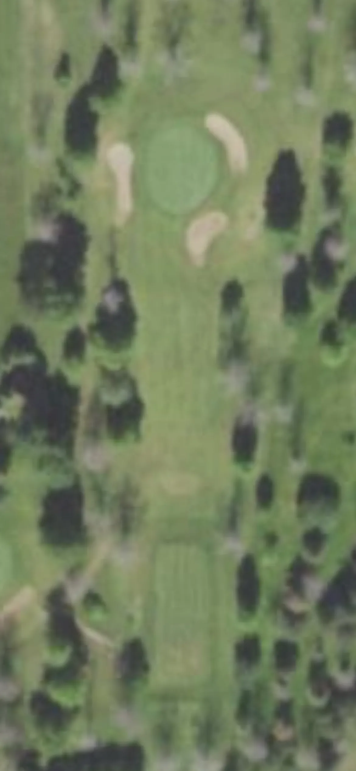 Westhaven Golf Club hole 11 aerial preview, par 3, 171 yards