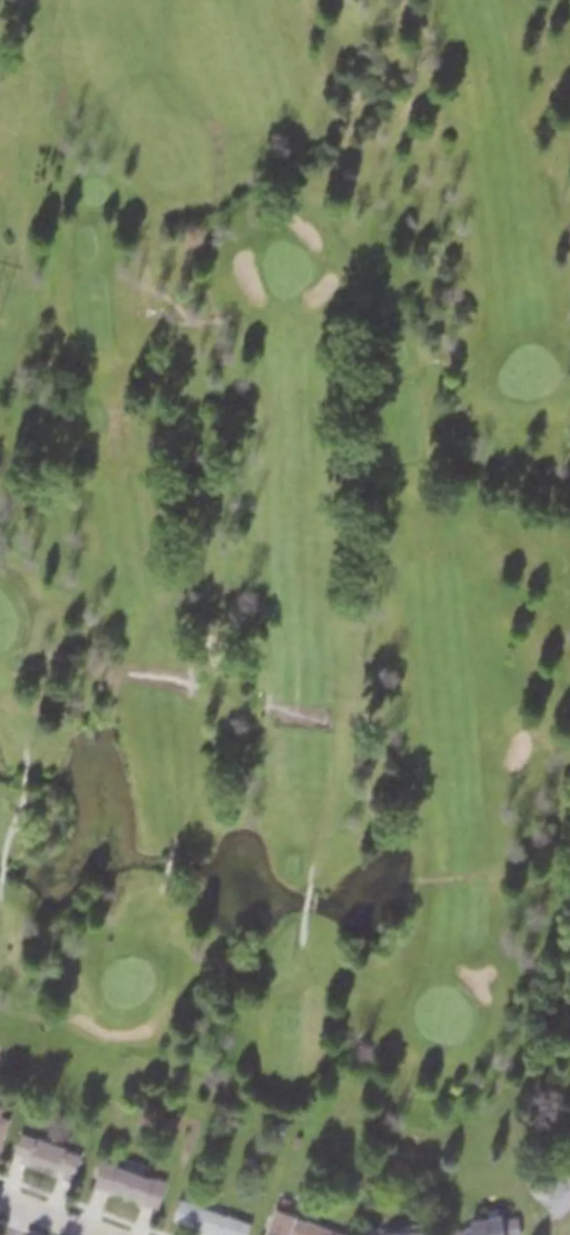 Westhaven Golf Club hole 3 aerial preview, par 4, 357 yards