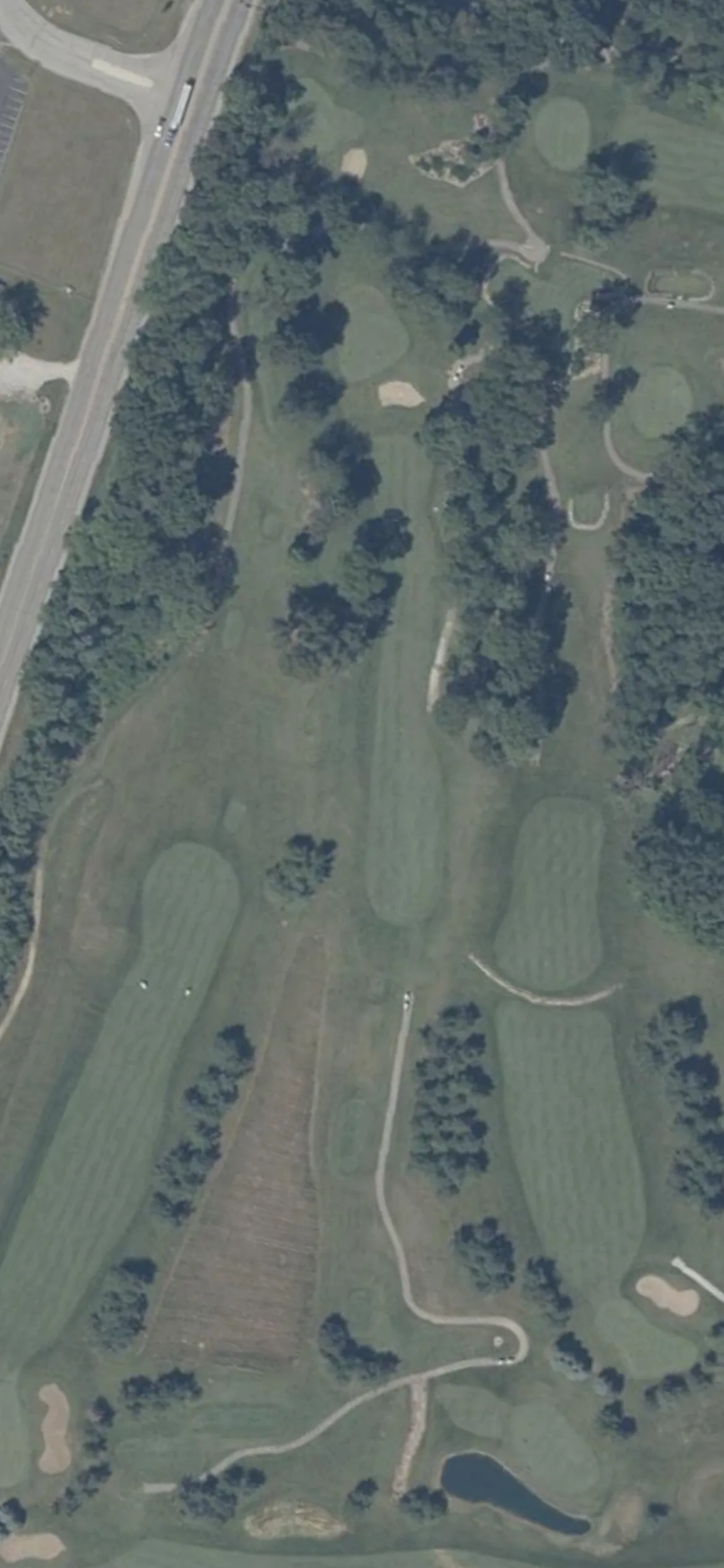 Meadow Valley Golf Club hole 5 aerial preview, par 4, 415 yards