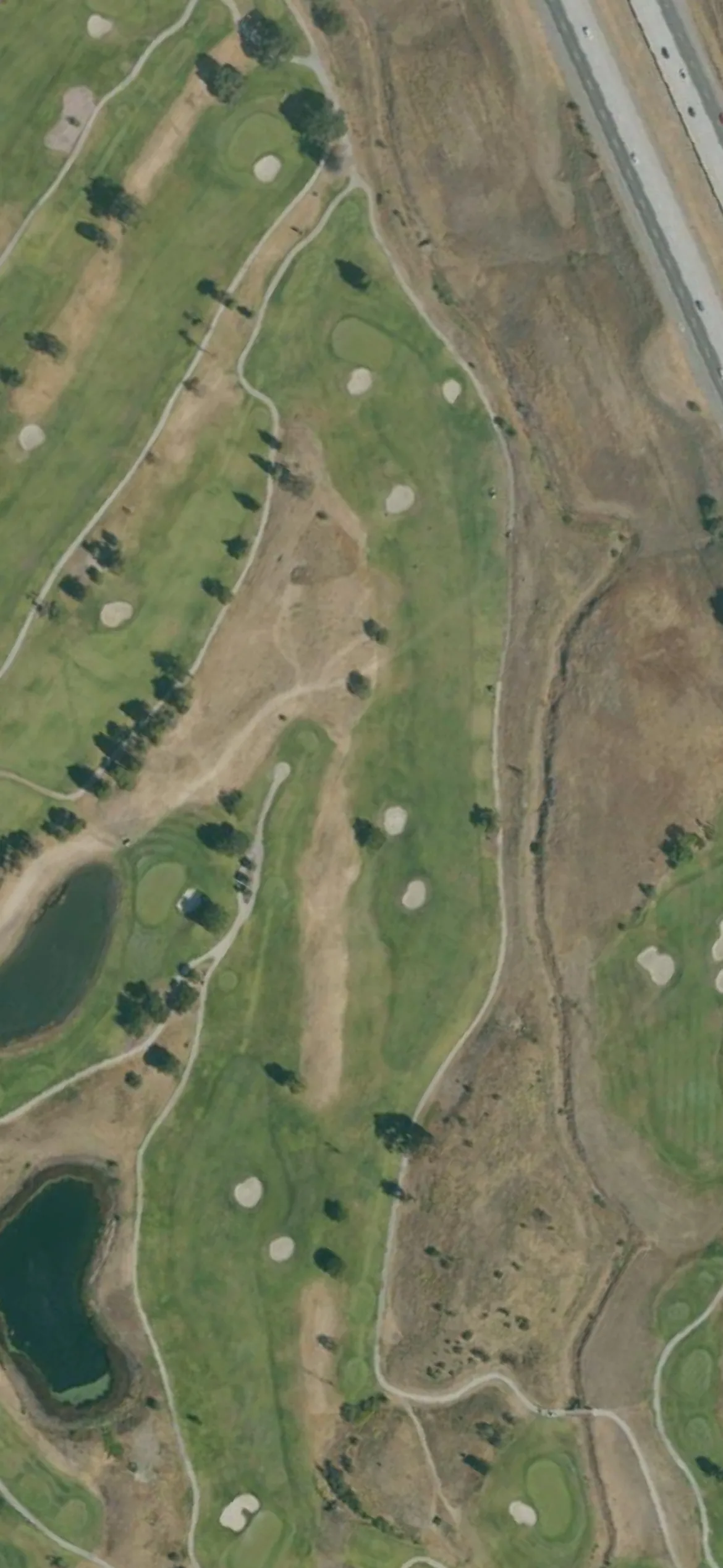 Coyote Creek GC - Valley hole 2 aerial preview, par 5, 524 yards