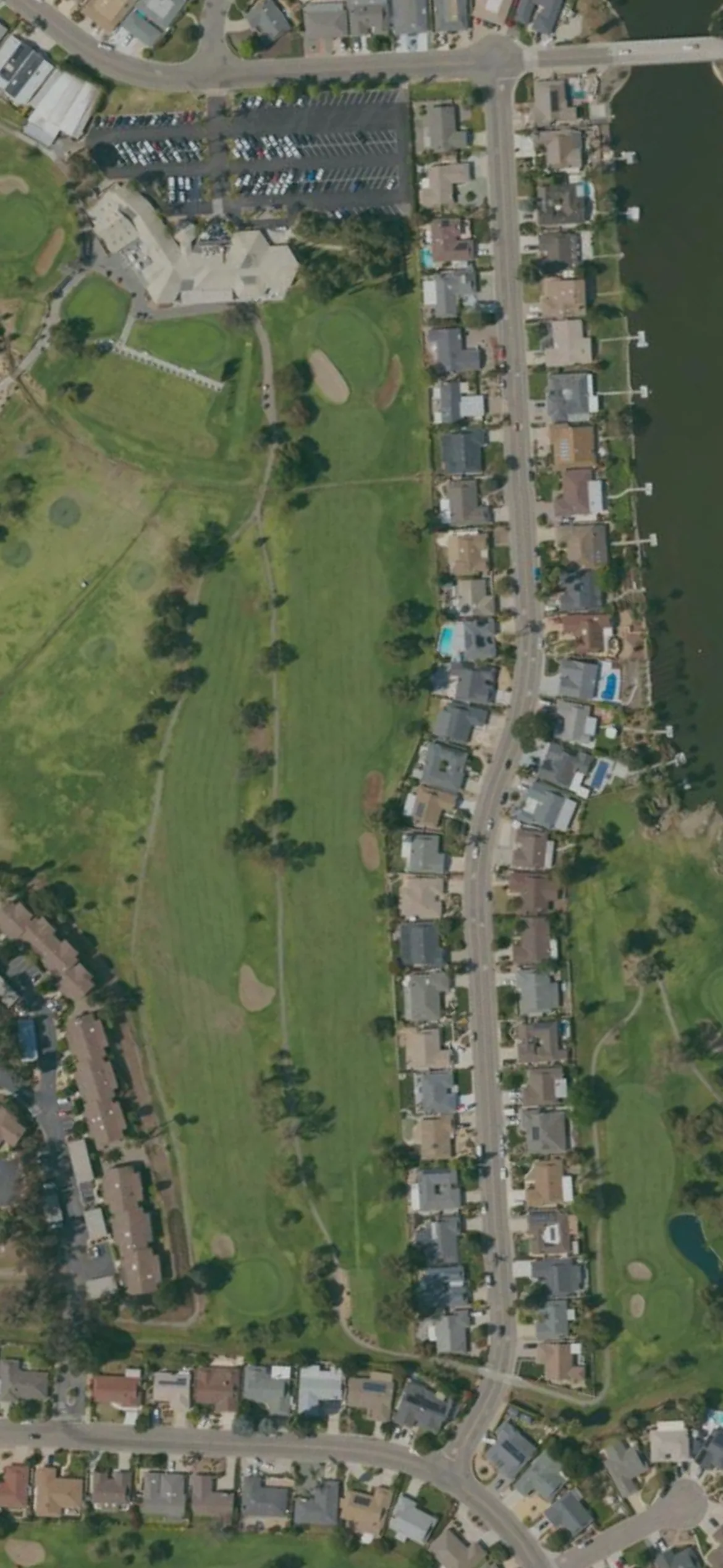 The Links at Lakehouse hole 18 aerial preview, par 5, 478 yards