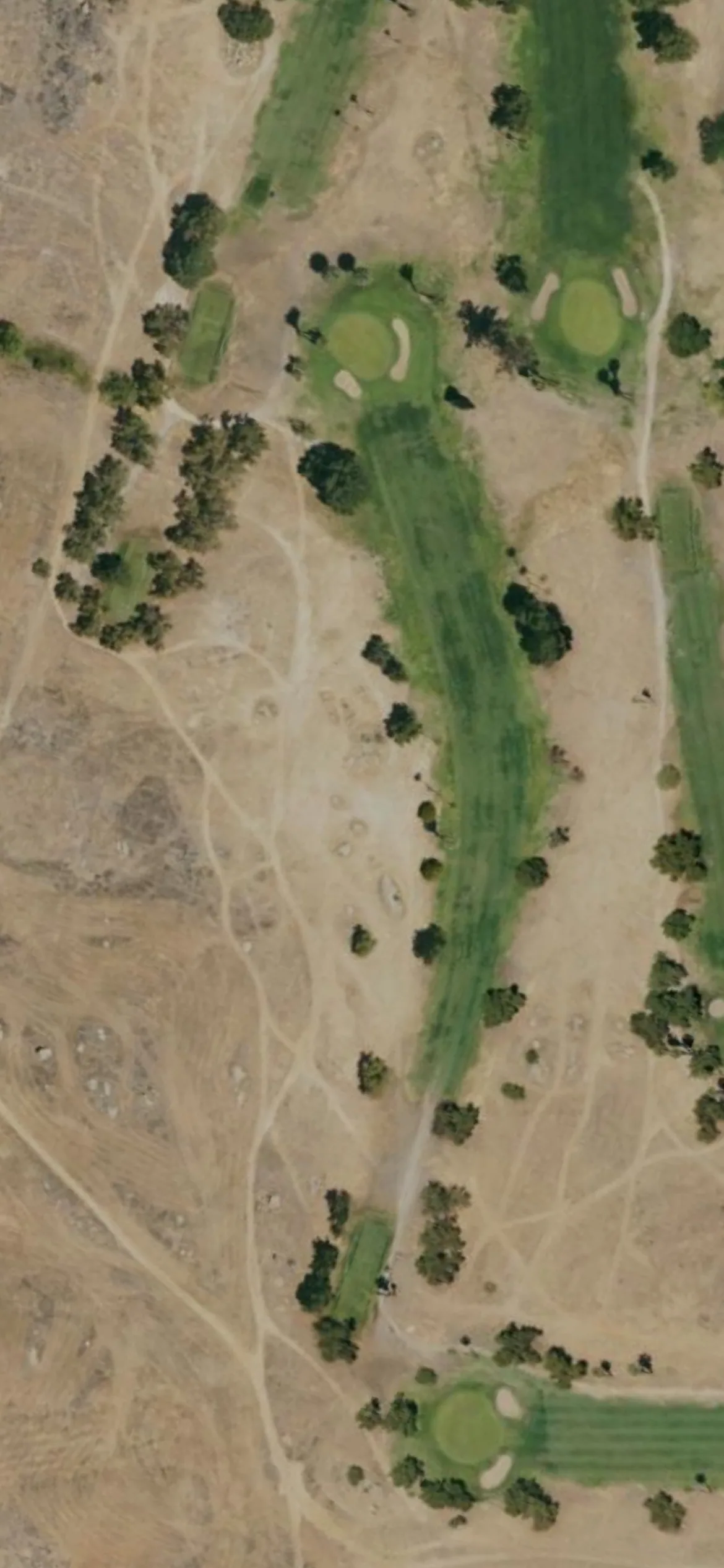 General Old Golf Course hole 17 aerial preview, par 4, 382 yards