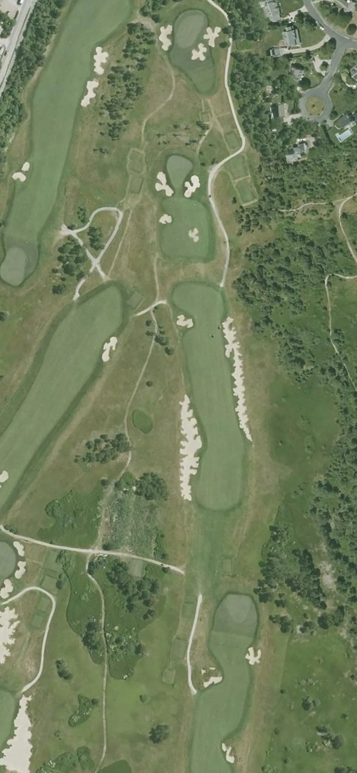 Miacomet Golf Club hole 14 aerial preview, par 5, 510 yards
