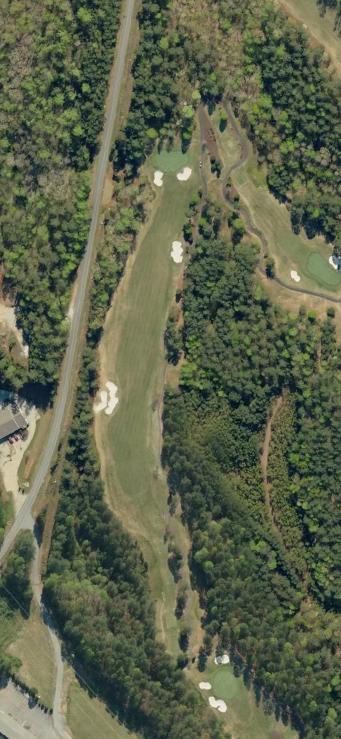 Cliffs at Keowee Springs, The hole 10 aerial preview, par 5, 559 yards
