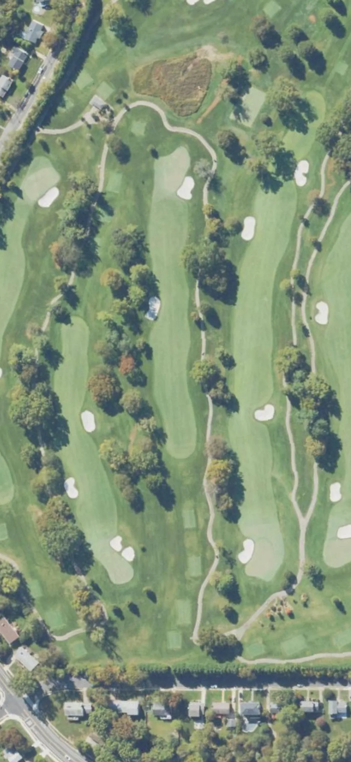 Westwood Country Club hole 12 aerial preview, par 4, 435 yards