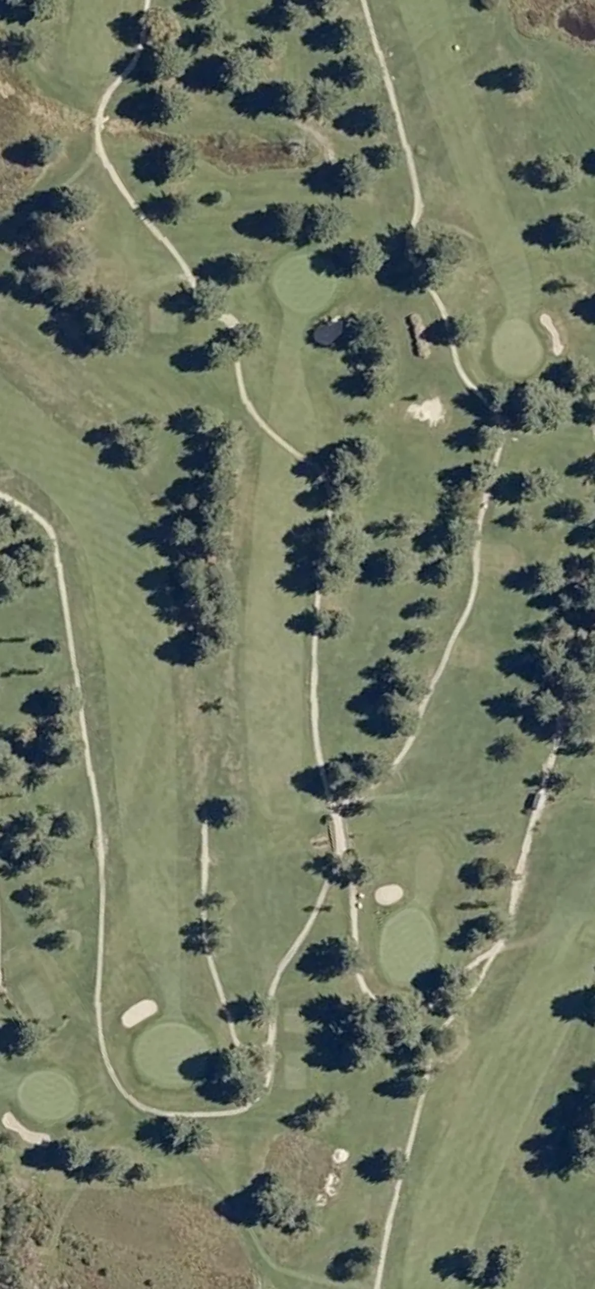 Fairlawn Golf & Country Club hole 17 aerial preview, par 4, 363 yards