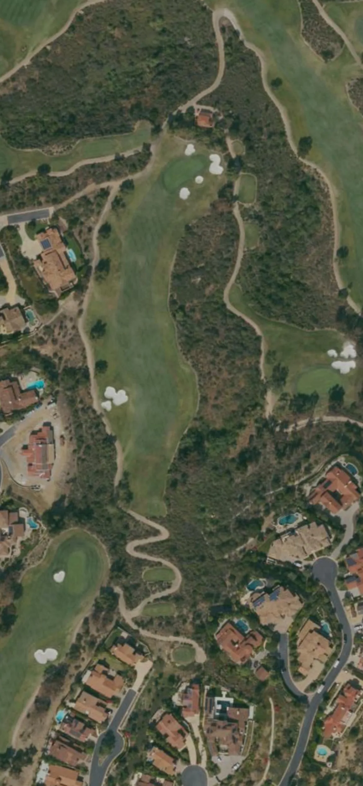 The Crosby Club hole 5 aerial preview, par 4, 423 yards