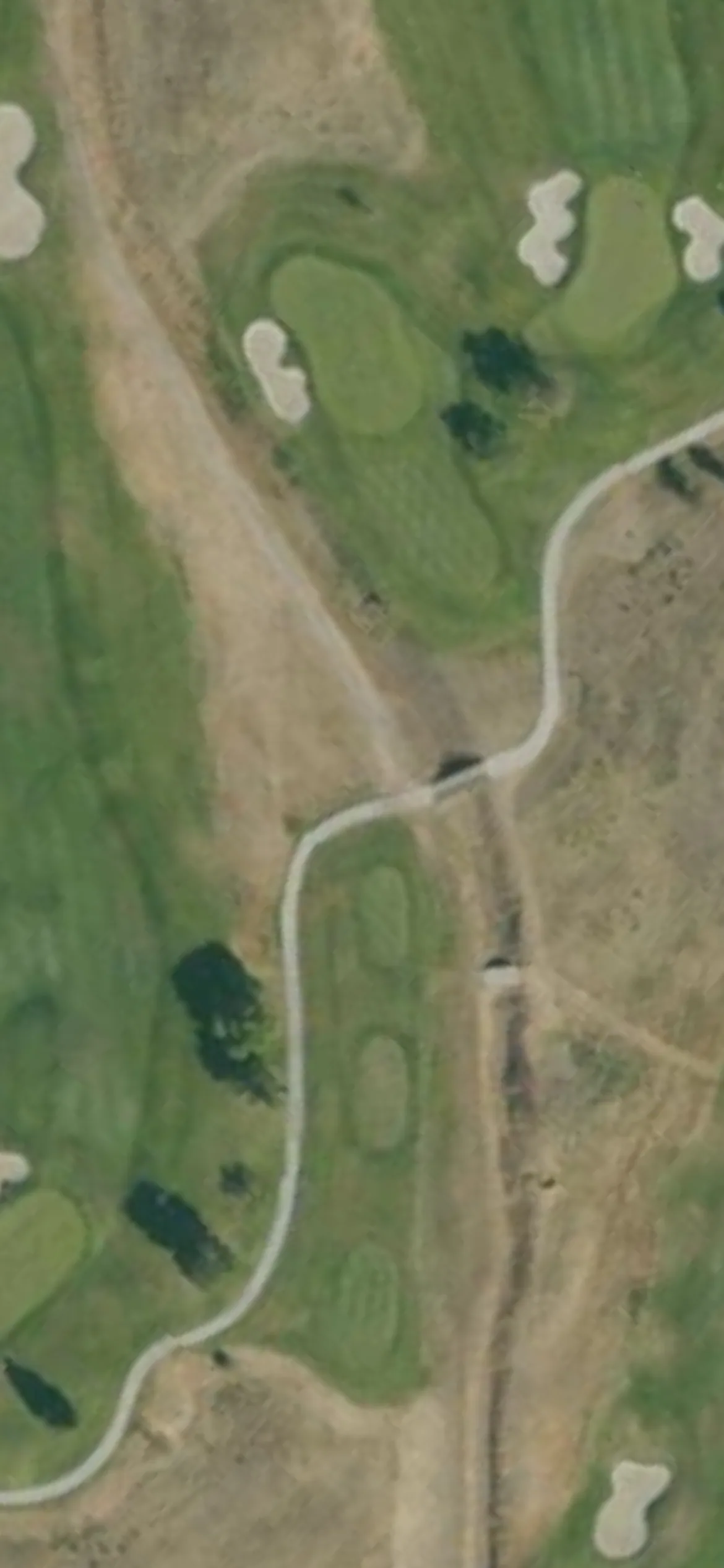 Coyote Creek GC - Tournament hole 14 aerial preview, par 3, 197 yards