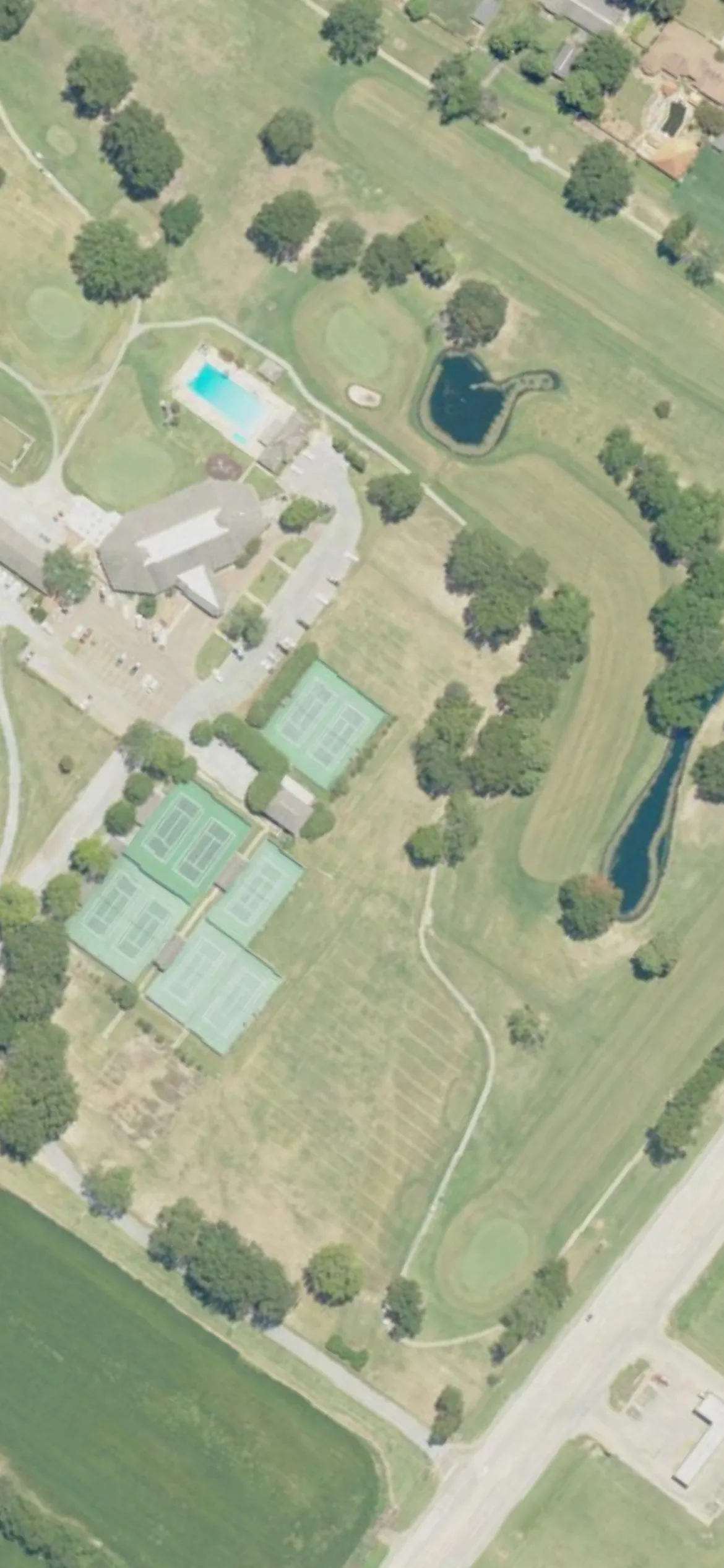 Greenville Country Club hole 18 aerial preview, par 5, 479 yards