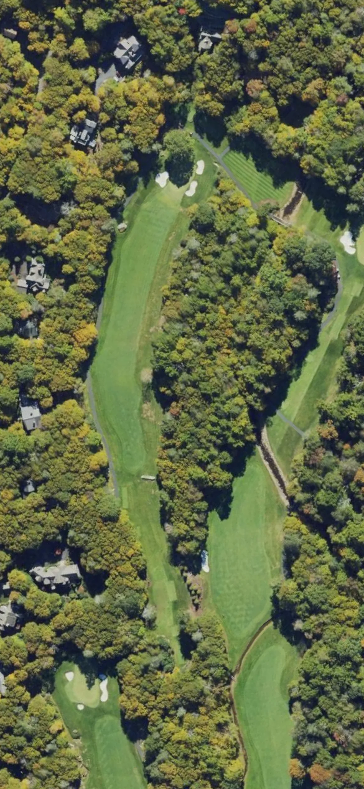 Grandfather G&CC - Grandfather hole 4 aerial preview, par 4, 446 yards