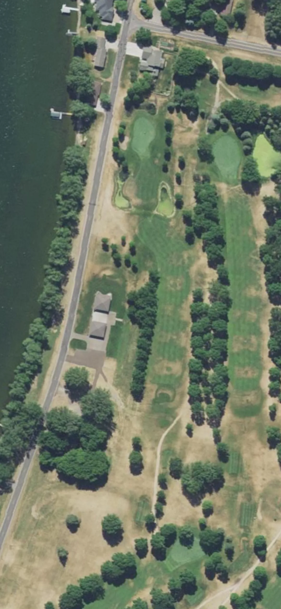 Litchfield Golf Club hole 2 aerial preview, par 4, 400 yards
