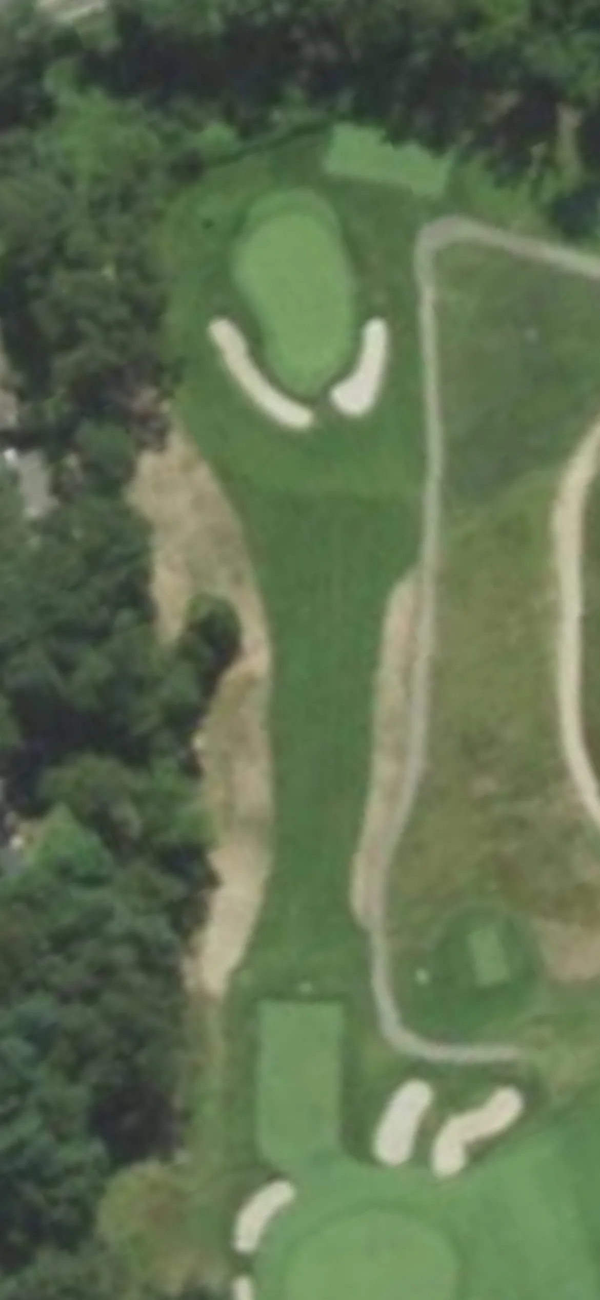St George's Golf & Country Club hole 9 aerial preview, par 3, 148 yards
