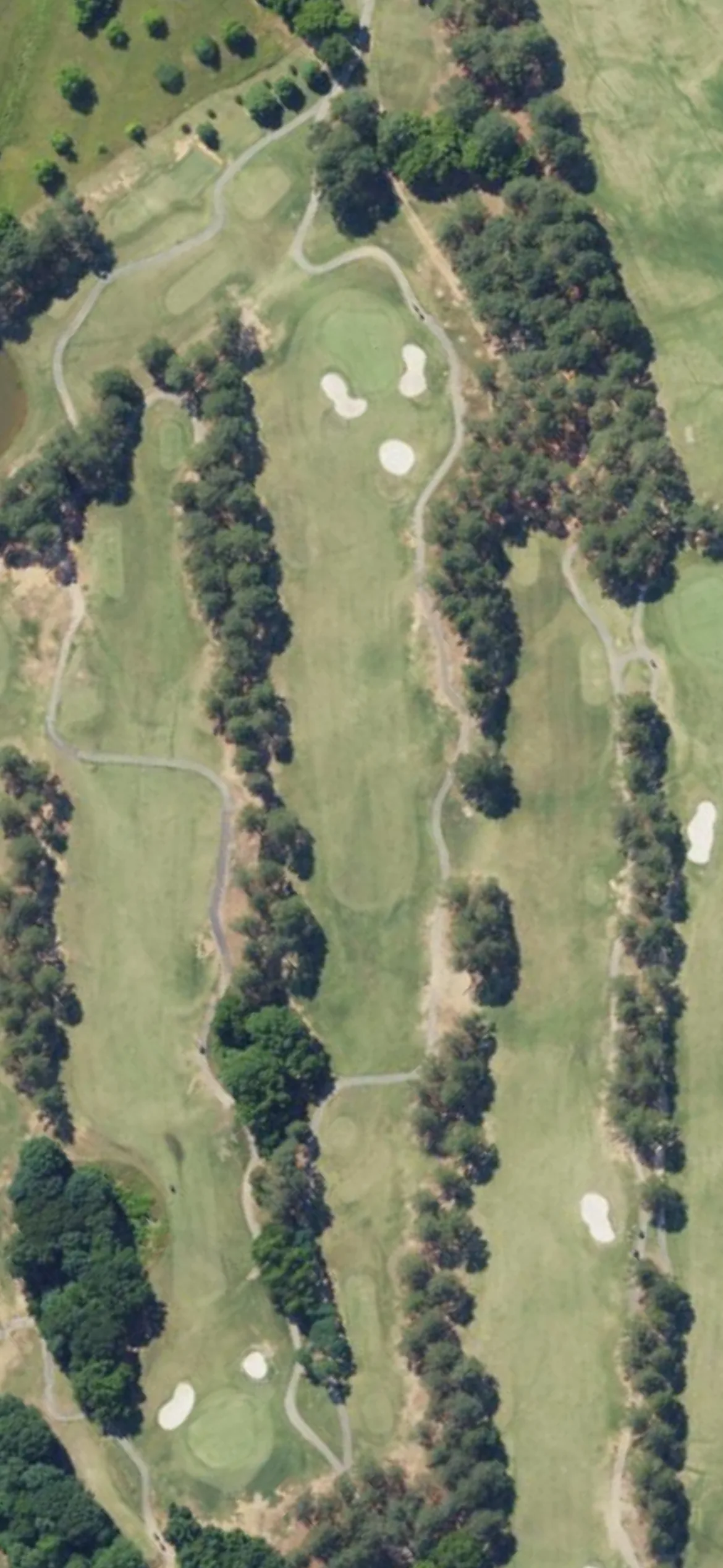 Eagle Chase GC hole 9 aerial preview, par 4, 403 yards