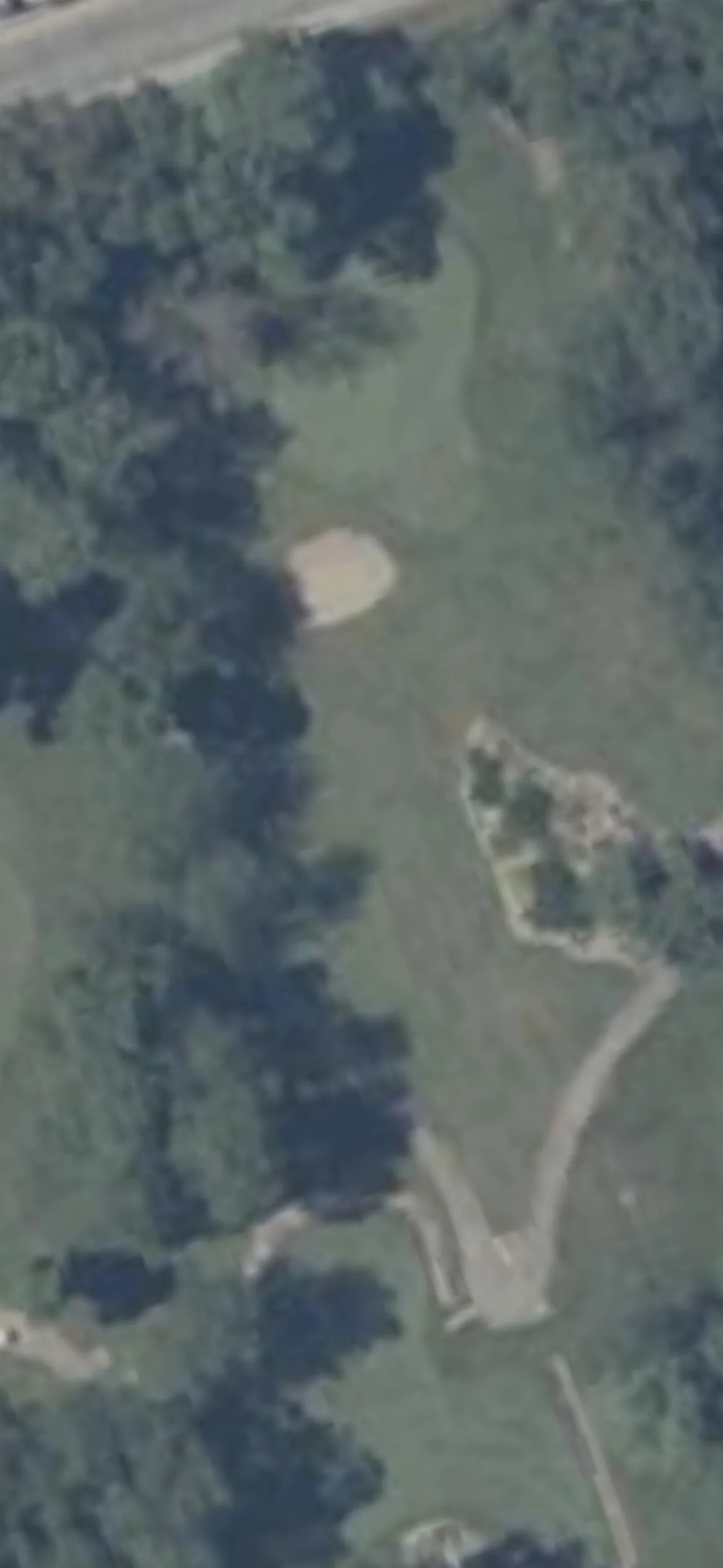 Meadow Valley Golf Club hole 11 aerial preview, par 3, 125 yards