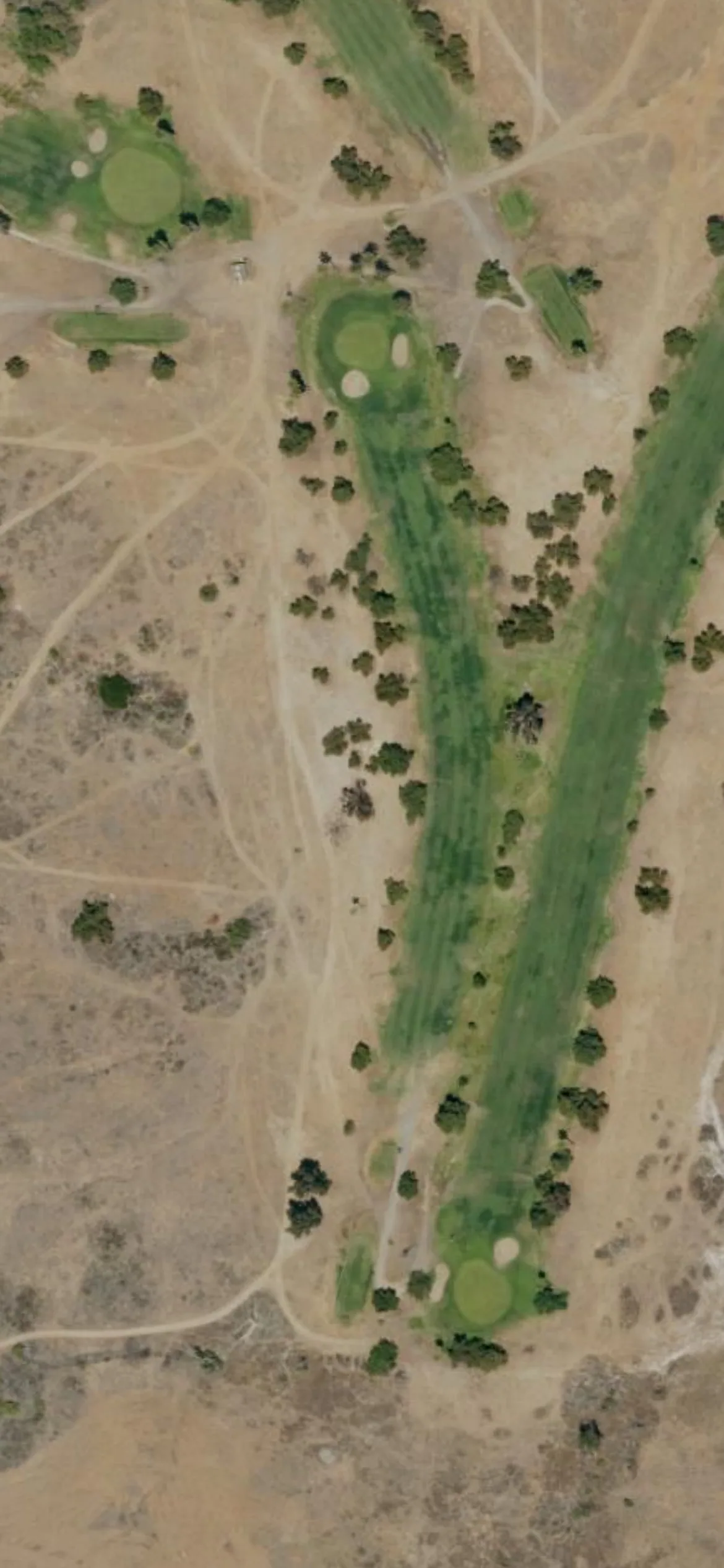 General Old Golf Course hole 6 aerial preview, par 4, 390 yards