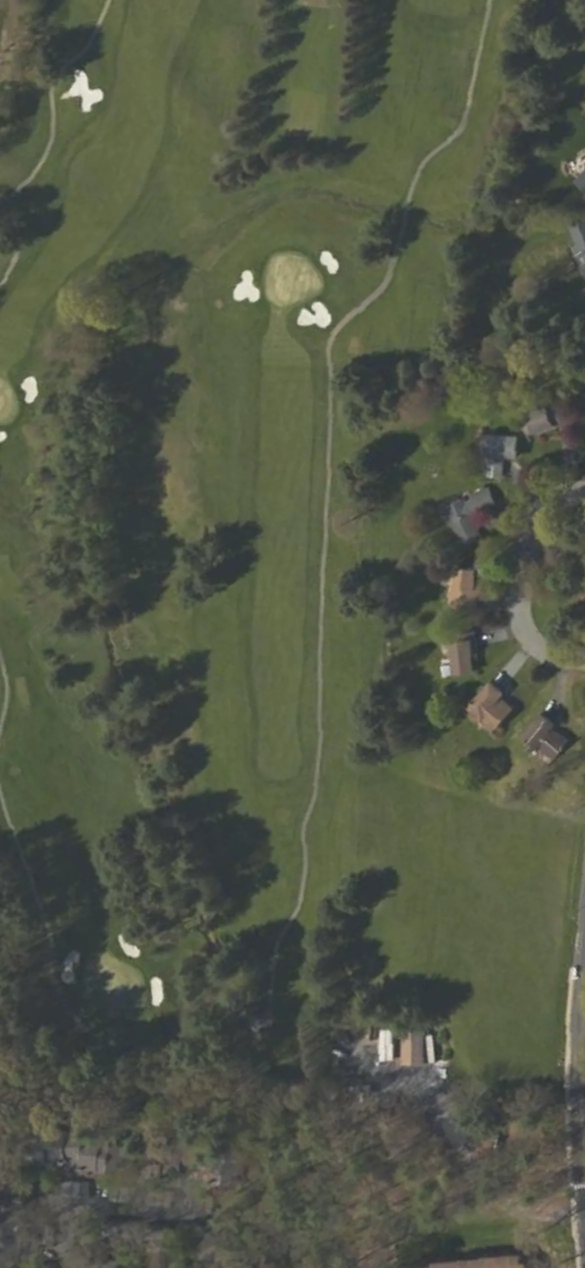 Toftrees Golf Resort hole 16 aerial preview, par 4, 364 yards