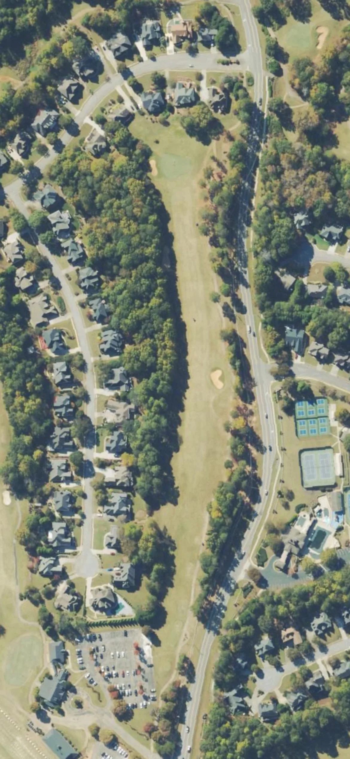 Trophy Club of Apalachee hole 10 aerial preview, par 5, 521 yards