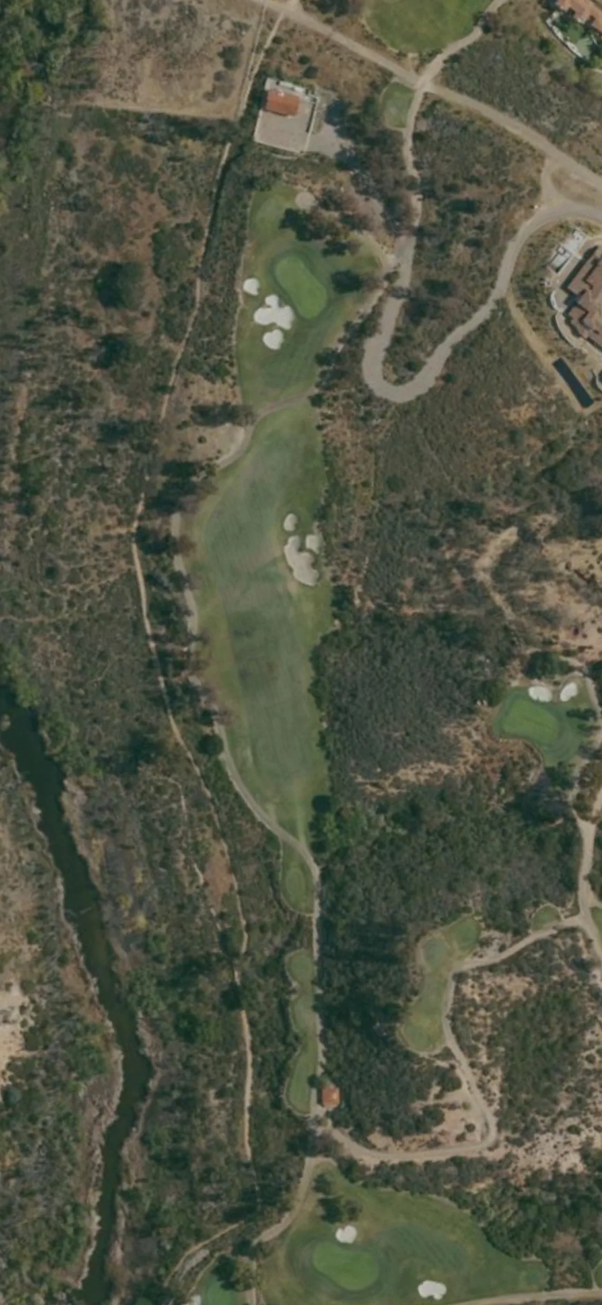The Crosby Club hole 14 aerial preview, par 4, 419 yards
