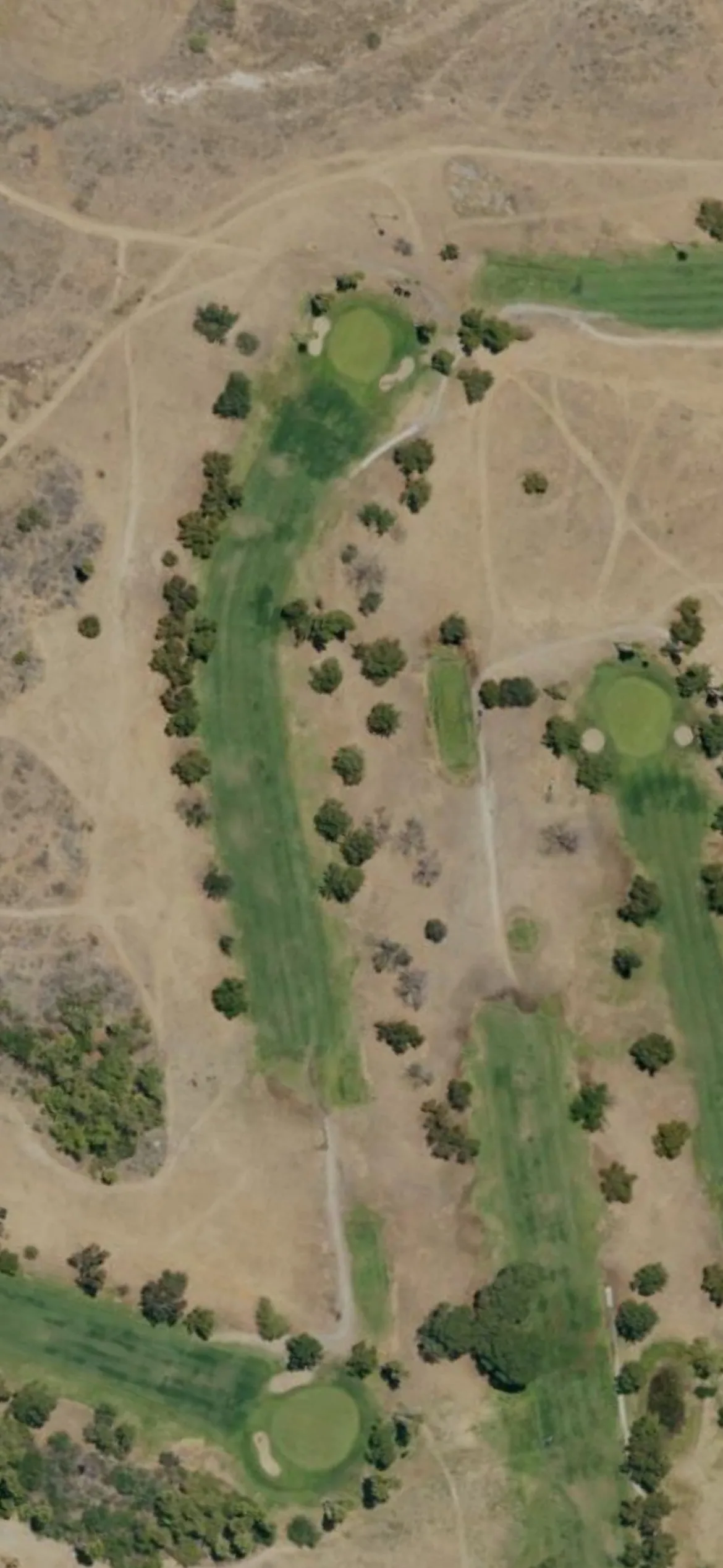 General Old Golf Course hole 15 aerial preview, par 4, 376 yards