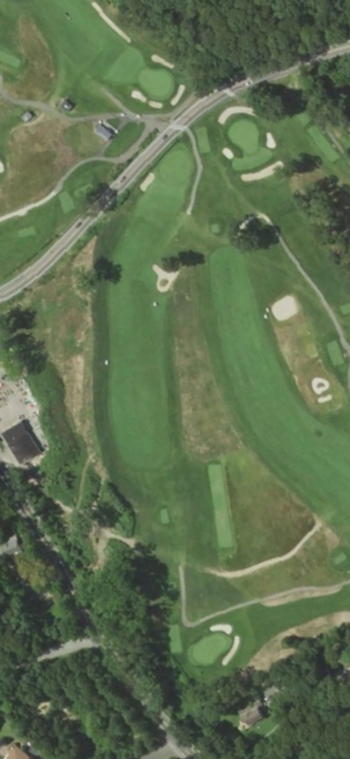 St George's Golf & Country Club hole 10 aerial preview, par 4, 376 yards
