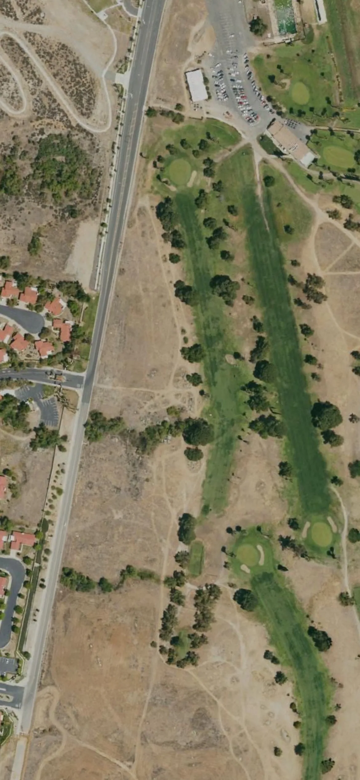 General Old Golf Course hole 18 aerial preview, par 5, 539 yards