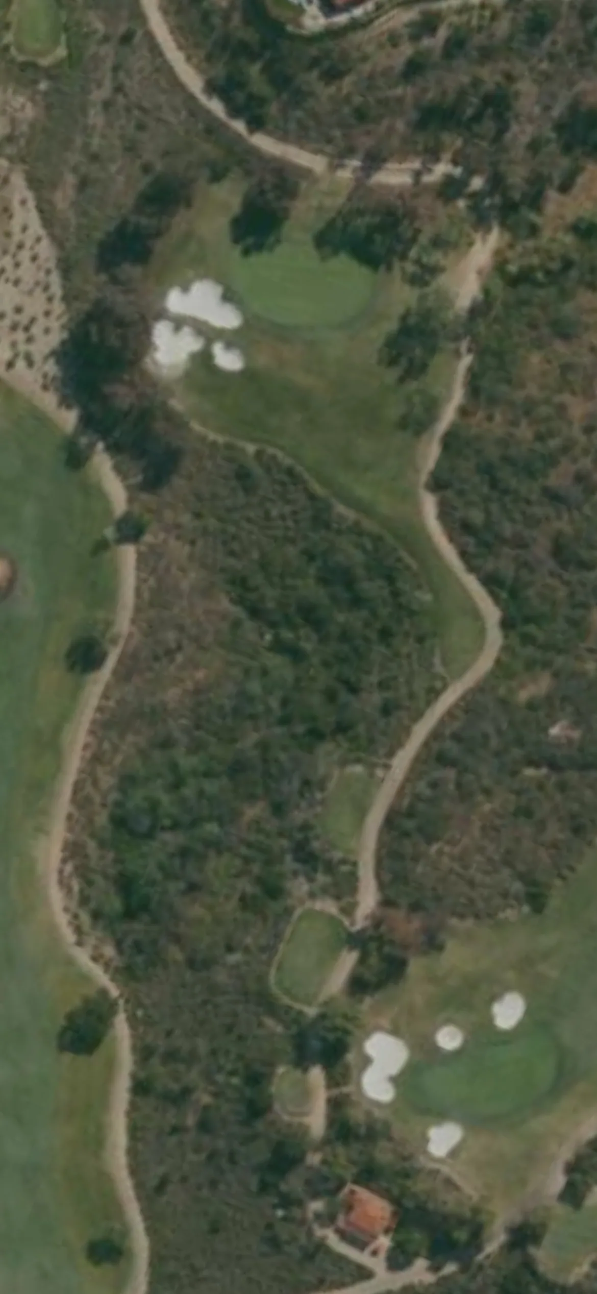 The Crosby Club hole 6 aerial preview, par 3, 216 yards
