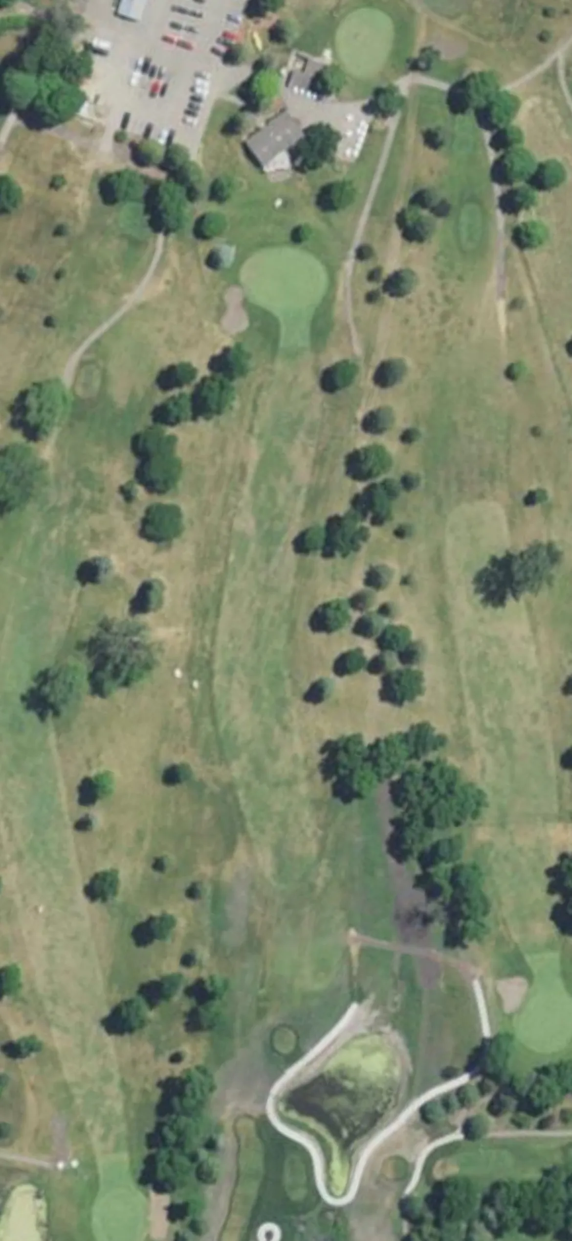 Montgomery National Golf Club hole 2 aerial preview, par 4, 355 yards