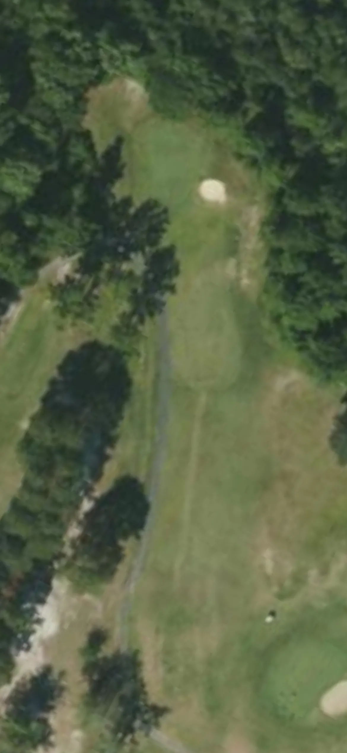 Southern Wayne CC hole 3 aerial preview, par 3, 177 yards