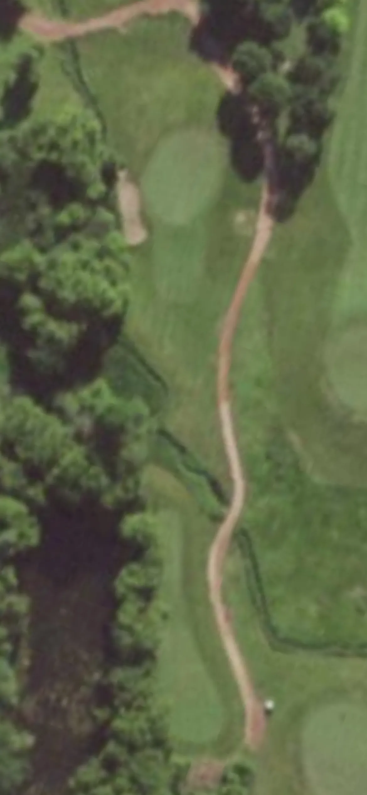 Western Lakes hole 8 aerial preview, par 3, 174 yards