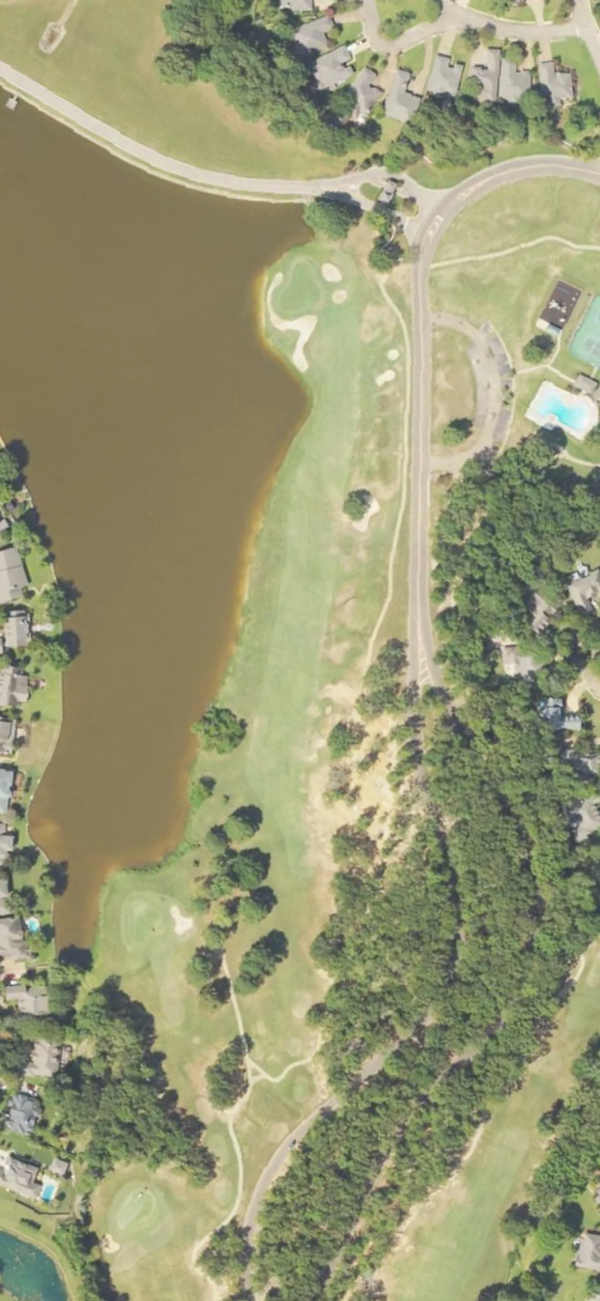 Randy Watkins - Whisper Lake hole 18 aerial preview, par 5, 507 yards