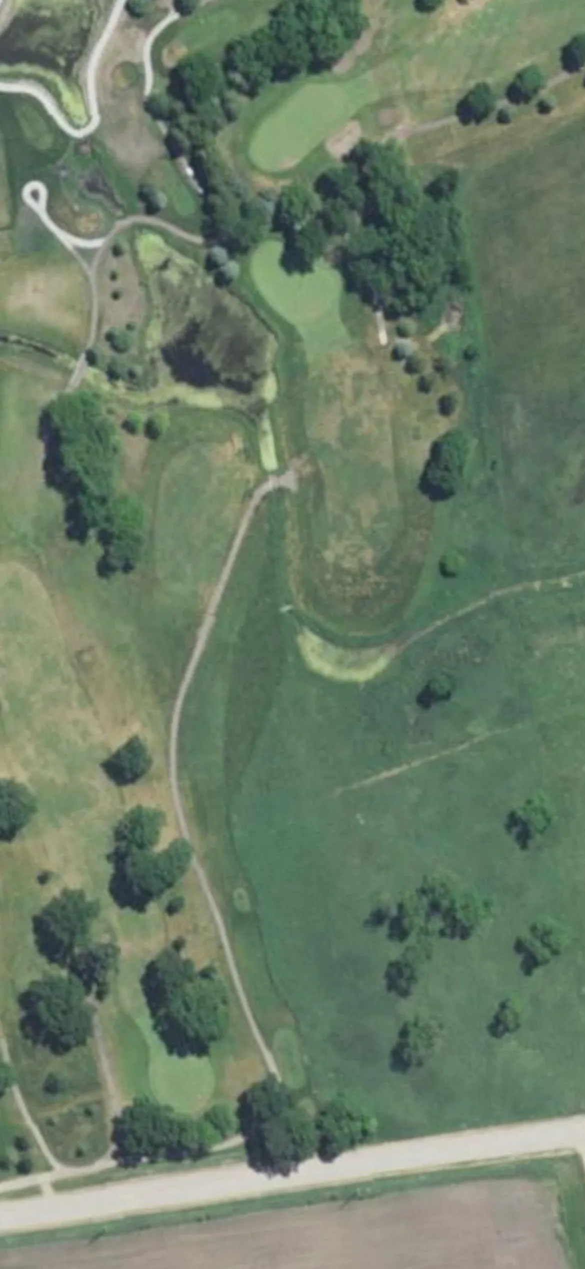 Montgomery National Golf Club hole 14 aerial preview, par 4, 301 yards