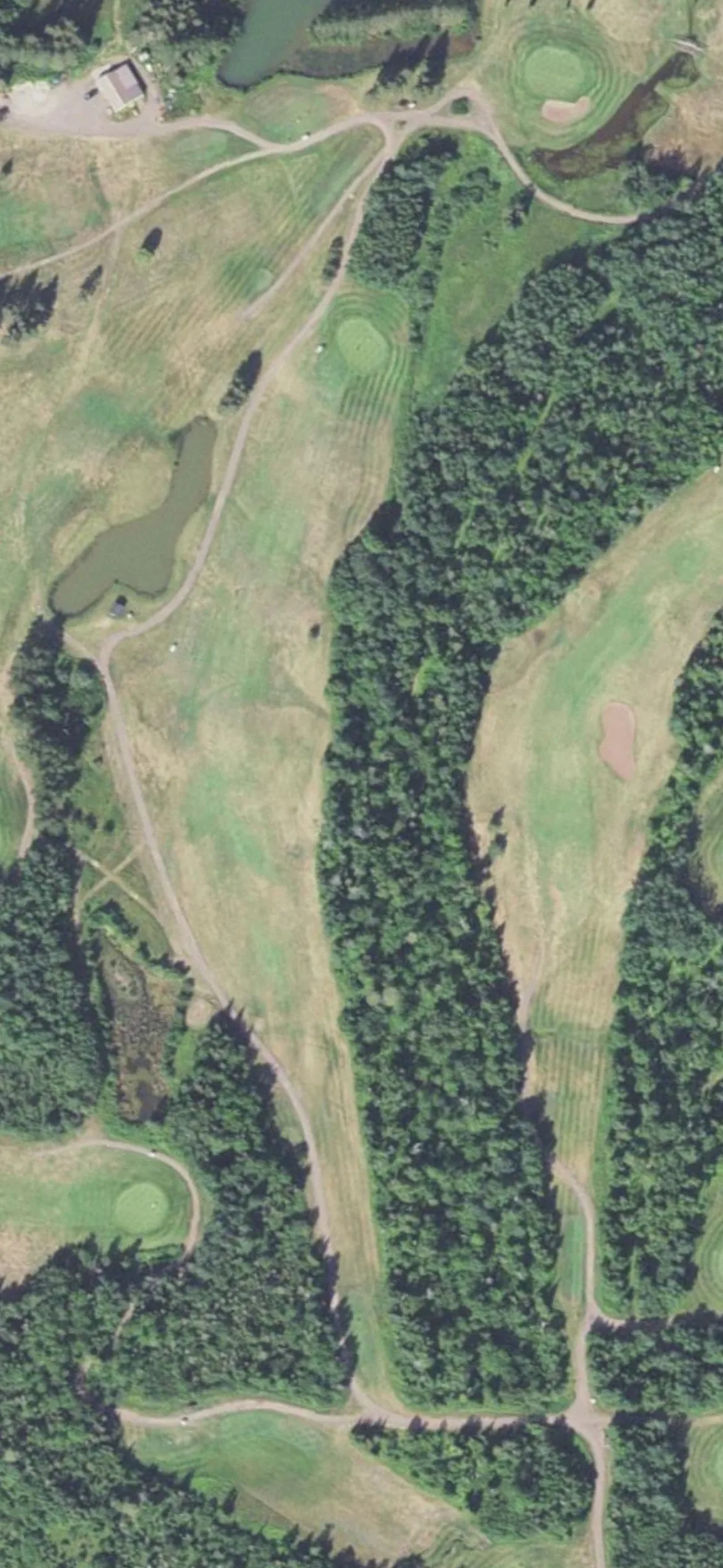 Two Harbors - Lakeview National Golf Course hole 7 aerial preview, par 4, 474 yards