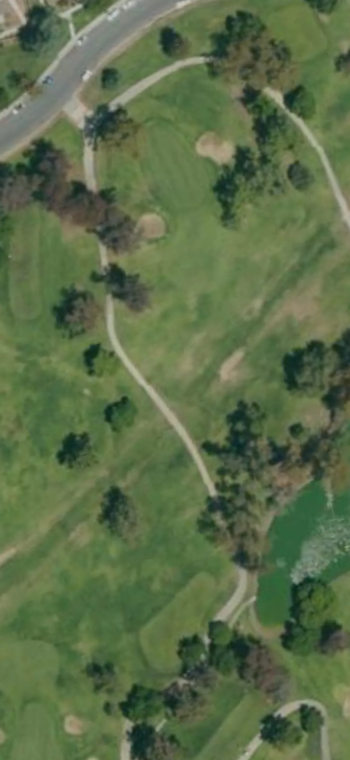 Vista Valencia Golf Club - Vista hole 3 aerial preview, par 3, 193 yards