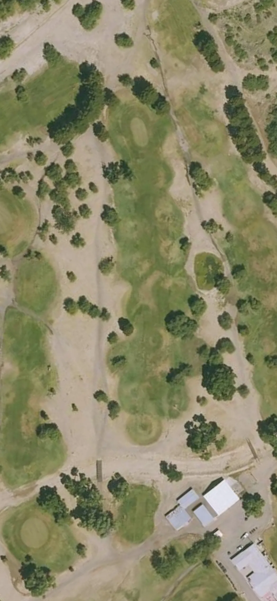 Safford Mt Graham GC hole 10 aerial preview, par 4, 312 yards