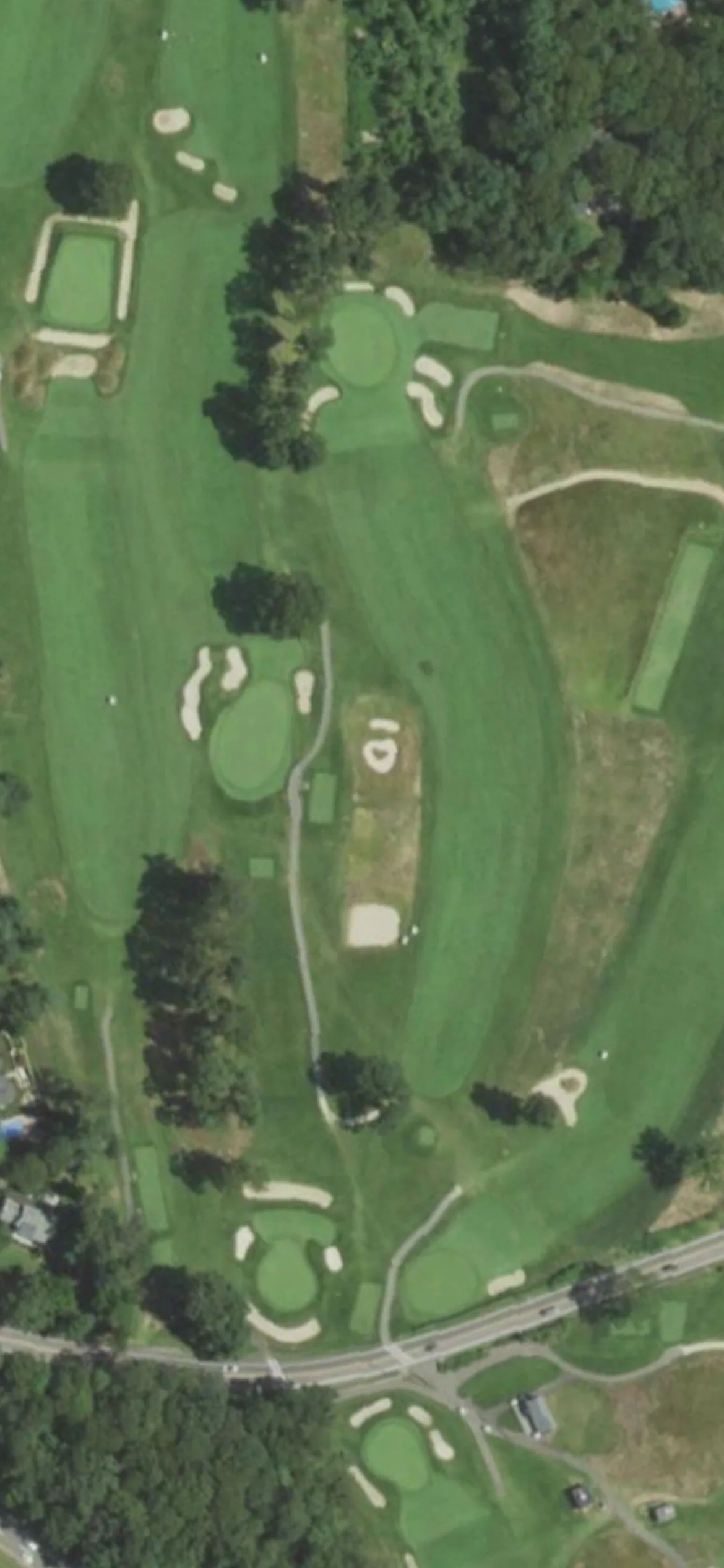 St George's Golf & Country Club hole 8 aerial preview, par 4, 375 yards