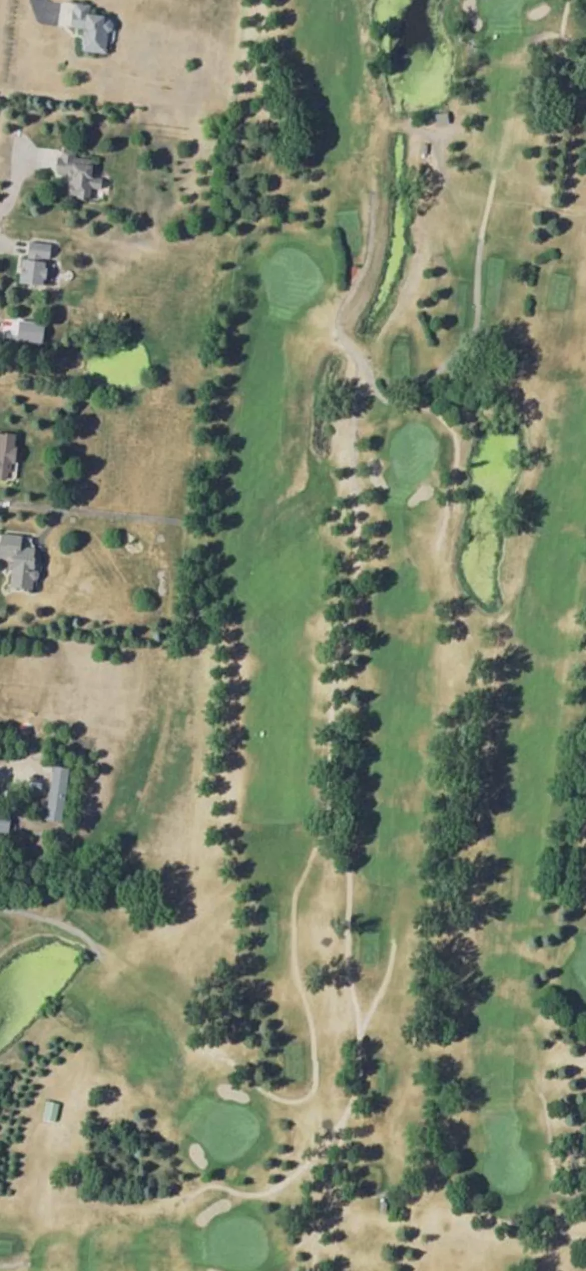 Litchfield Golf Club hole 14 aerial preview, par 4, 434 yards