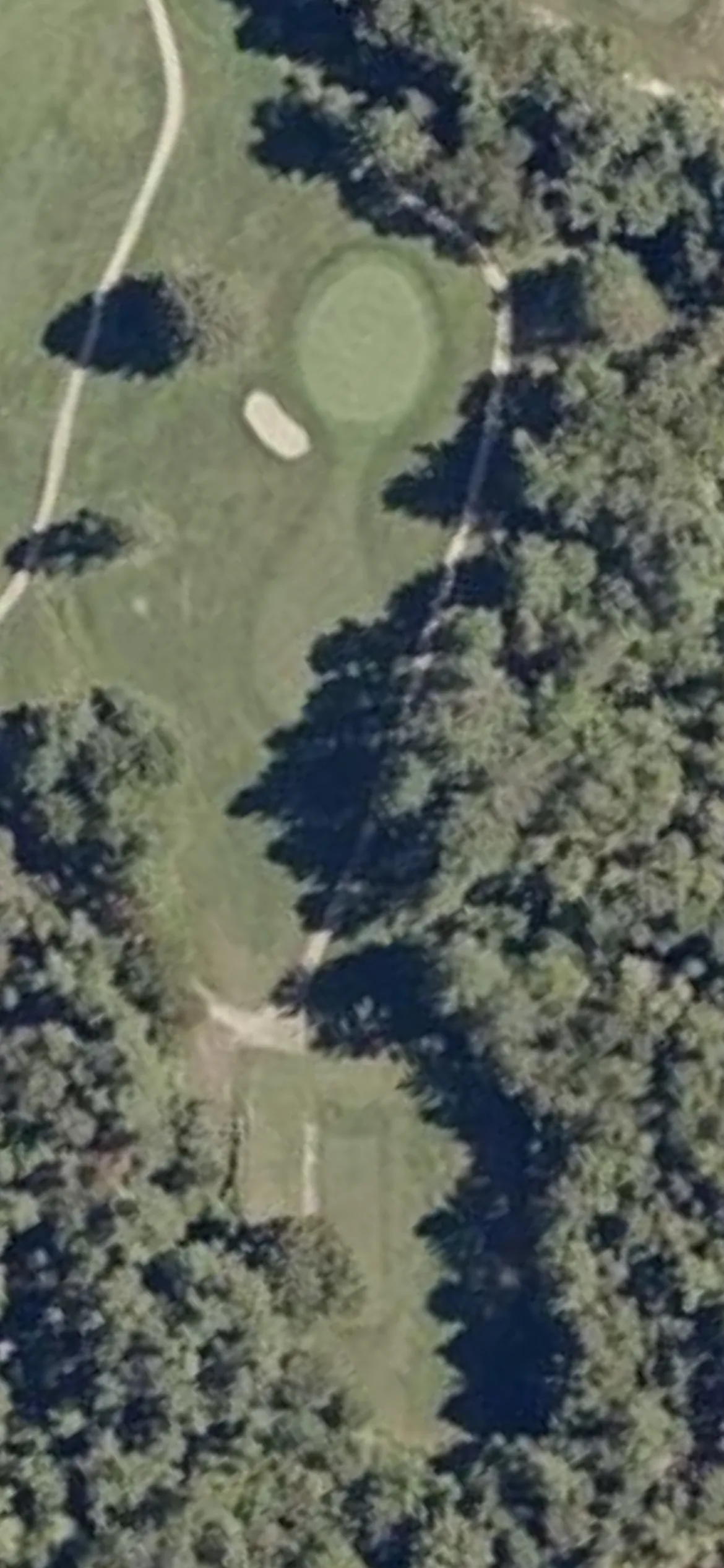 Fairlawn Golf & Country Club hole 13 aerial preview, par 3, 172 yards