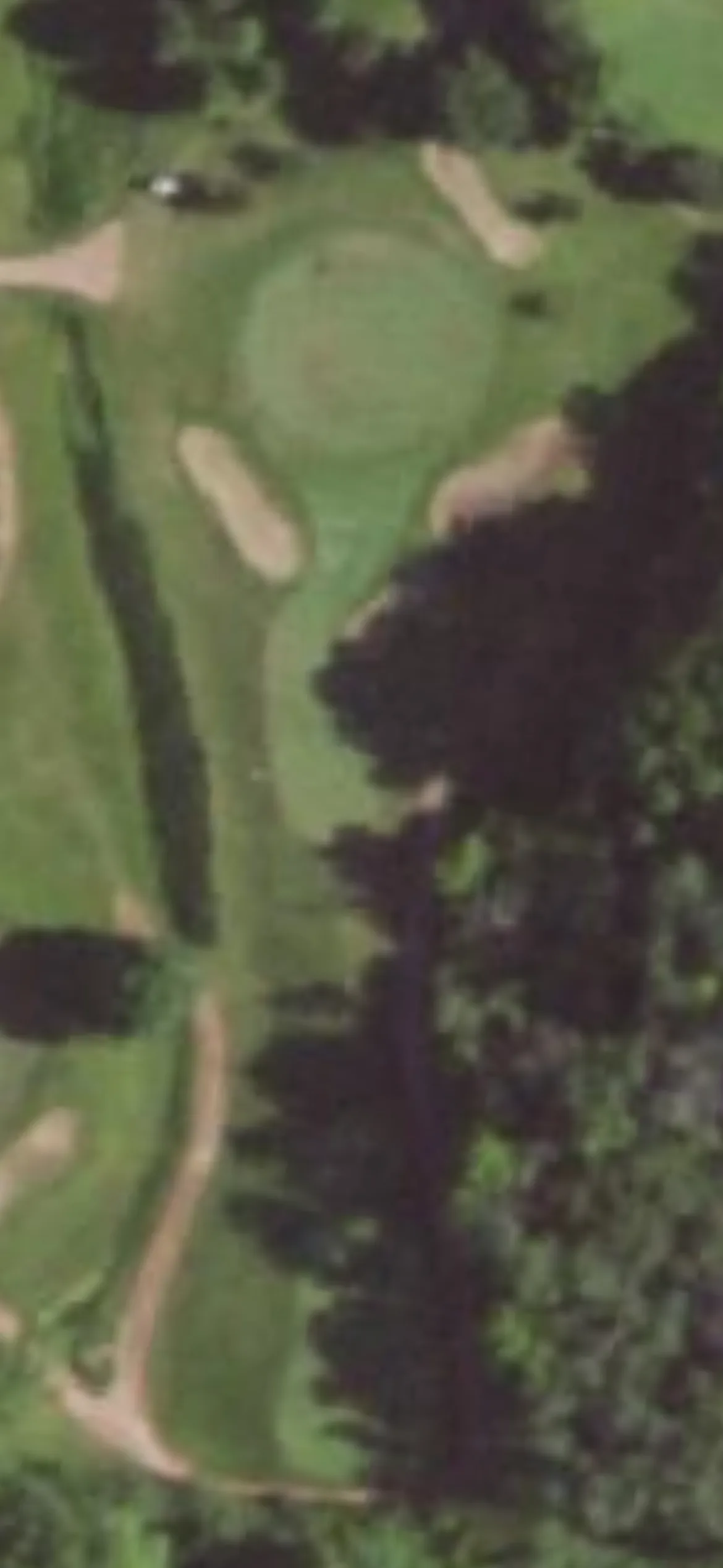 Western Lakes hole 4 aerial preview, par 3, 135 yards