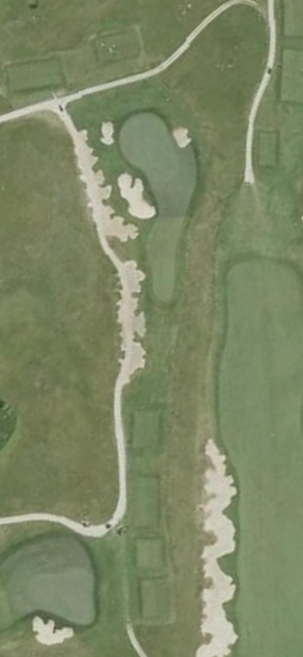 Miacomet Golf Club hole 12 aerial preview, par 3, 206 yards