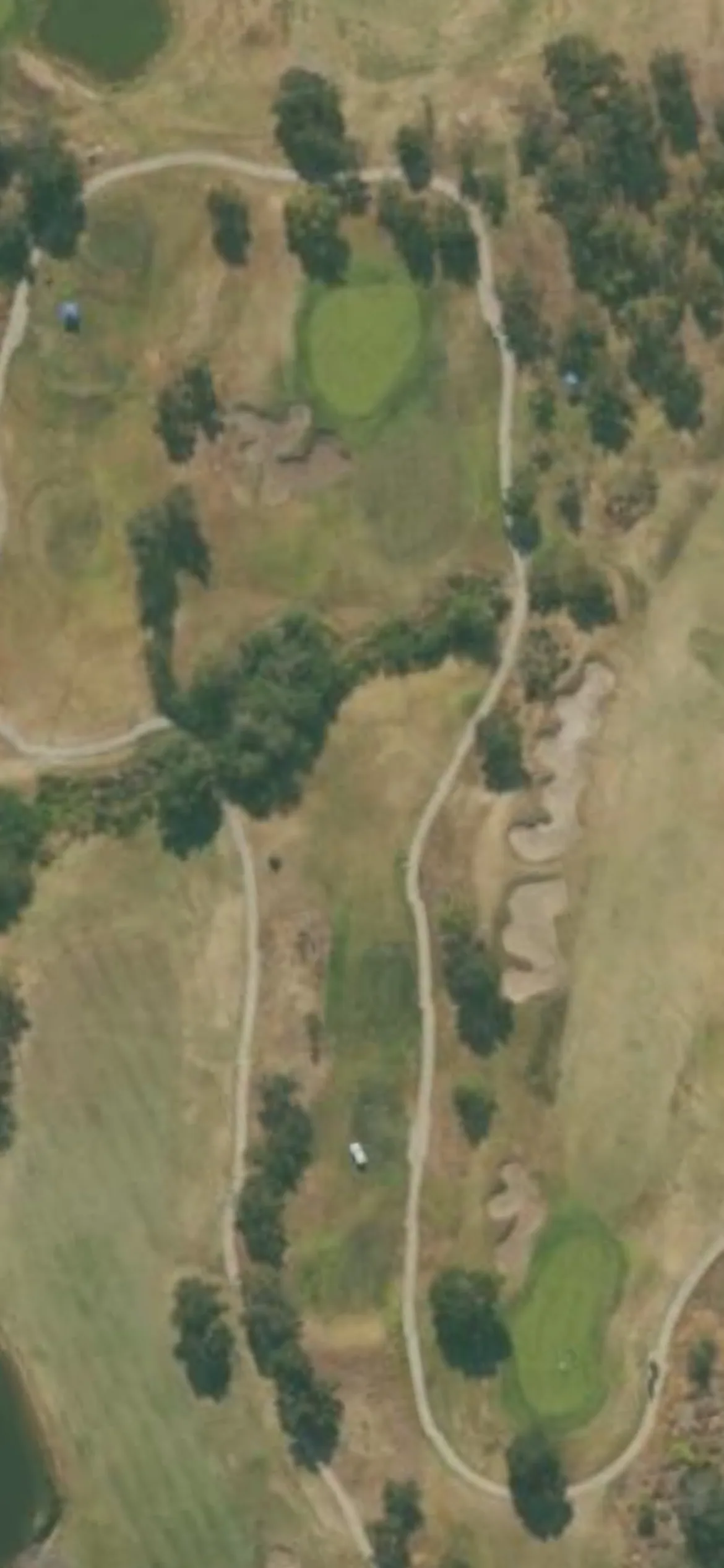 Glen Annie Golf Club hole 17 aerial preview, par 3, 212 yards